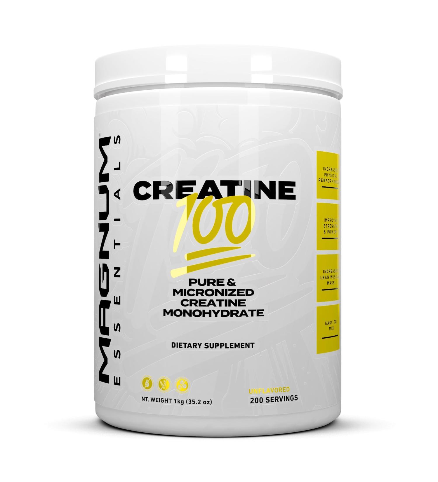 Magnum Nutraceuticals Micronized Creatine 100 200 Servings High-Purity & Fast-Absorbing Creatine Monohydrate for Strength Endurance & Muscle Growth - Buy Online on GoSupps.com