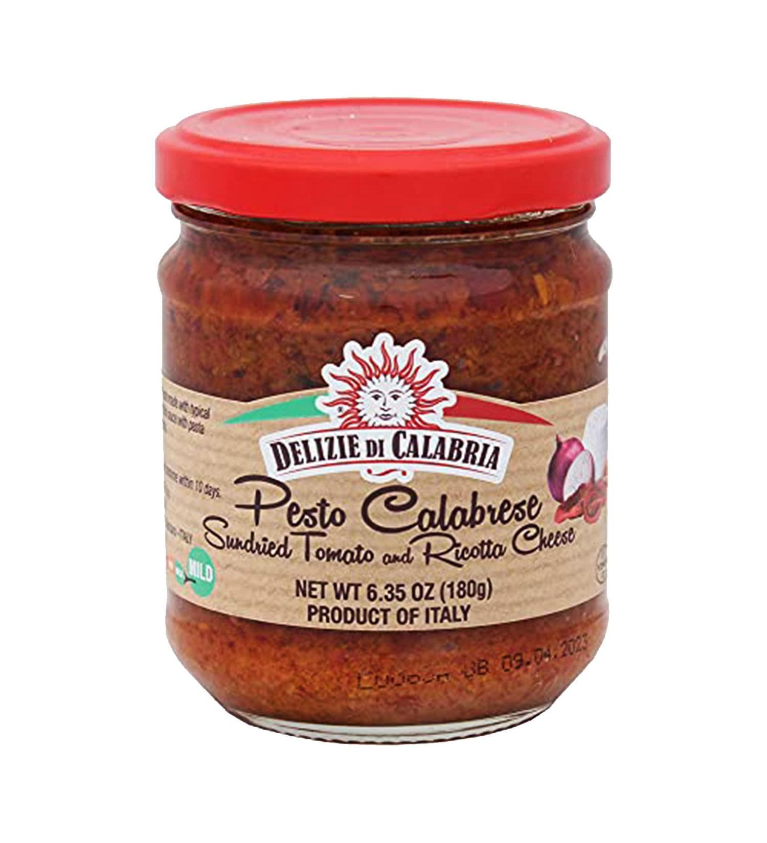 Delizie Di Calabria Pesto Calabrese 6.35 oz (180g) - Buy Online on GoSupps.com