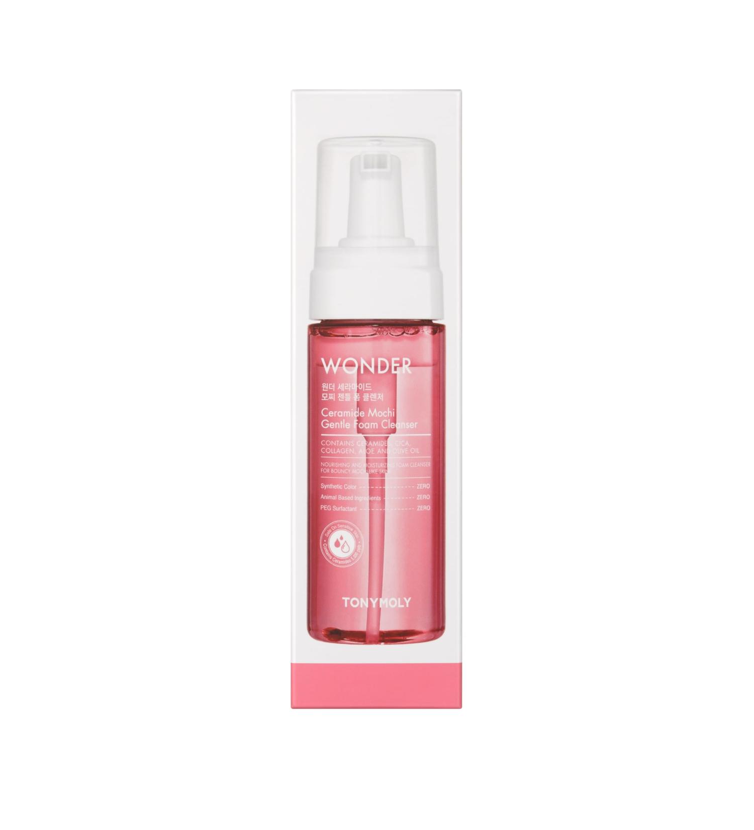 Buy TONYMOLY Wonder Ceramide Mochi Gentle Micellar Foam Cleanser - International Shipping Available - Buy Online on GoSupps.com