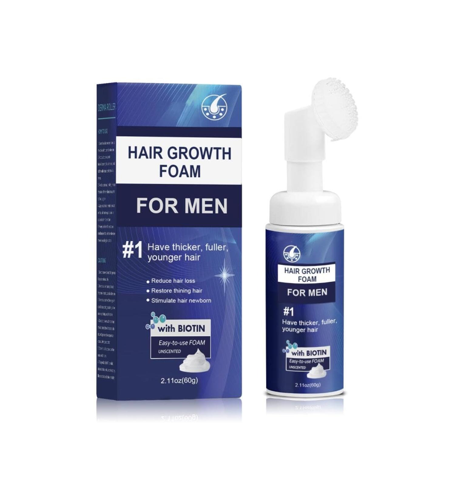 Mousse pour Les Cheveux pais des Hommes Hydrate Les follicules pileux du Cuir chevelu des Hommes Cheveux pais - Buy Online on GoSupps.com