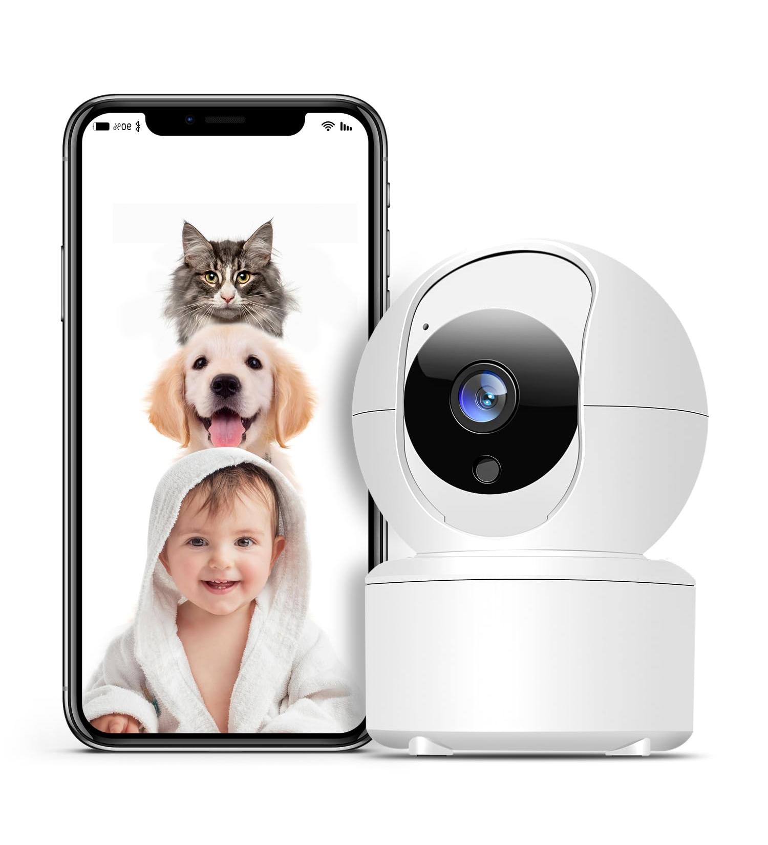 GT HITGX 2K HD Babyphone Camera - WLAN Surveillance Night Vision Two-Way Audio for Babies & Pets - Buy Online on GoSupps.com
