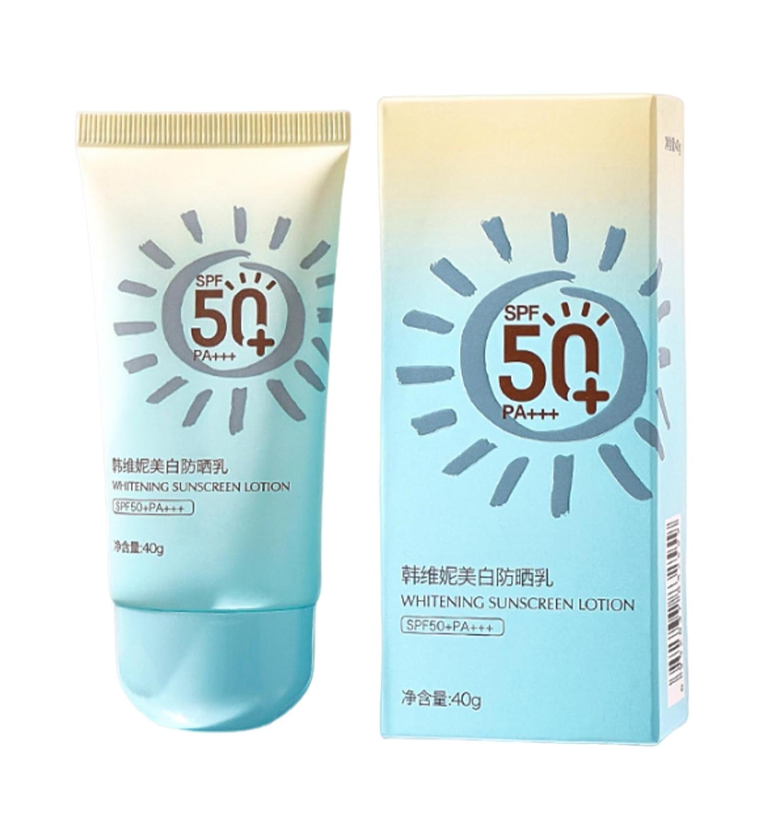 Face Sunscreen Lotion SPF 50+ | PA+++ Gentle Formula Moisturises + Provides Broad-Spectrum Protection Suncream with Vitamin E Provides 48H Moisture & Immediate UVA & UVB Protection Cruelty Free - Buy Online on GoSupps.com