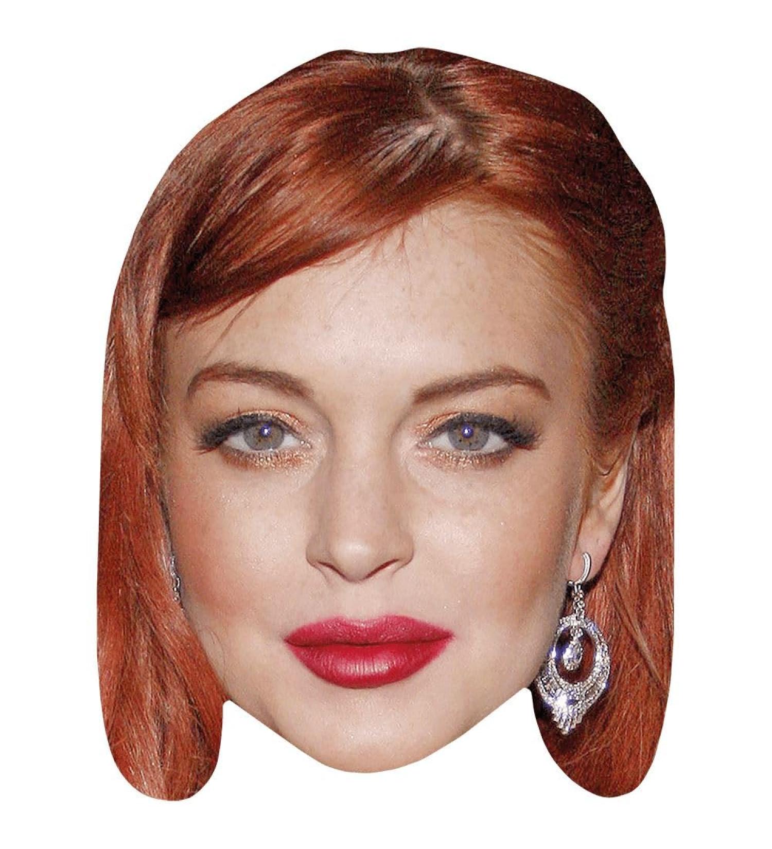  Celebrity Cutouts Lindsay Lohan (Lipstick) Masques de celebrites - Buy Online on GoSupps.com