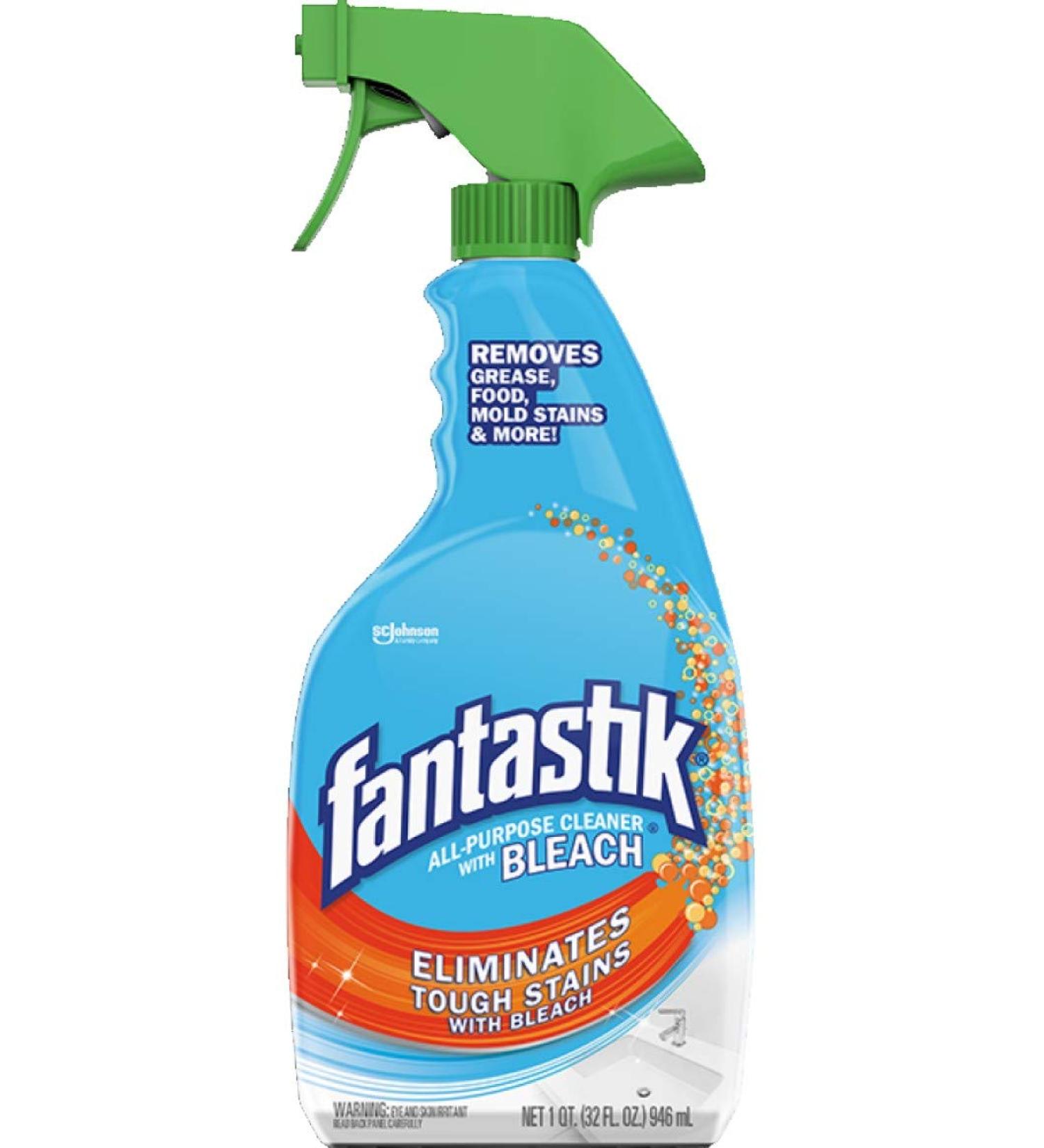 Fantastik Heavy Duty All Purpose Cleaner with Bleach 32 oz Trigger Spray