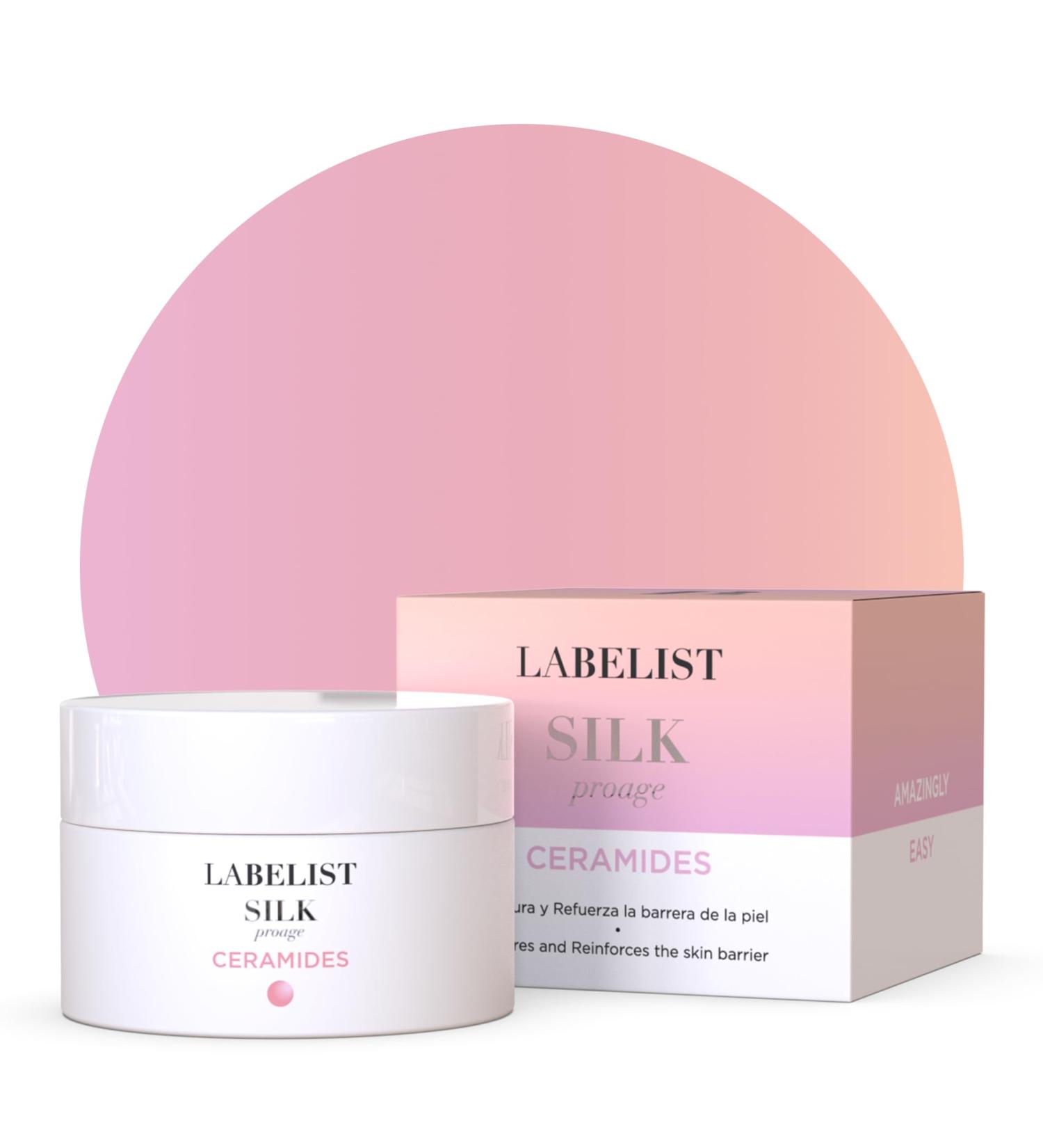 skin and soul sl Labelist Silk Proage Ceramides facial cream 50 ml especially for rough skin prevents and dampens wrinkles controls shine and oil production facial care for women - Buy Online on GoSupps.com