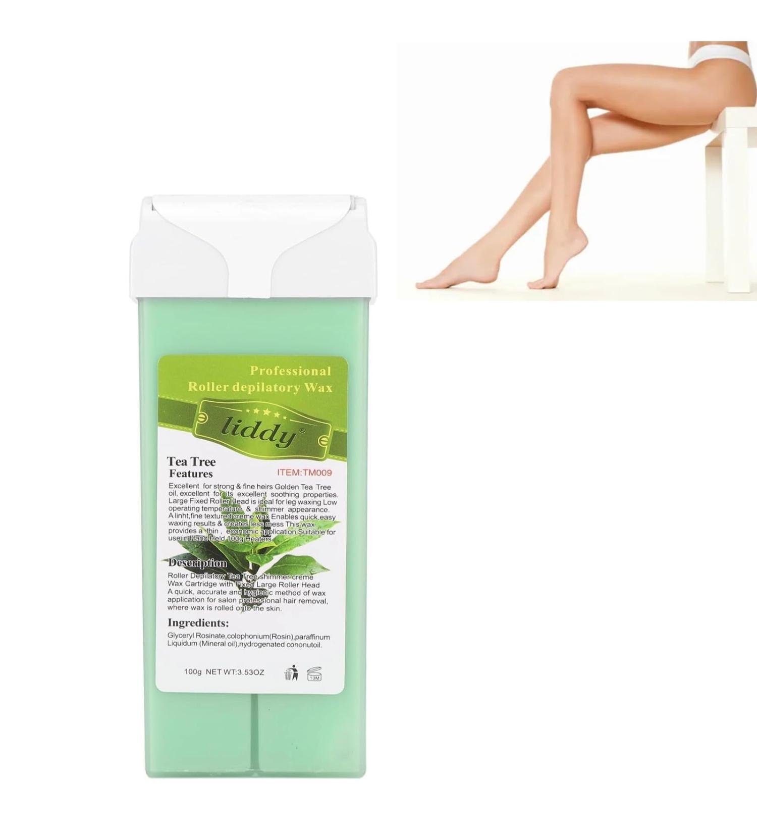Roll on Wax Hair Removal Kit - 100% Natural Wax Depilatory Paste 1000g | Xanitalia Hair Wax Roller Cartridge for Smooth Skin - Buy Online on GoSupps.com