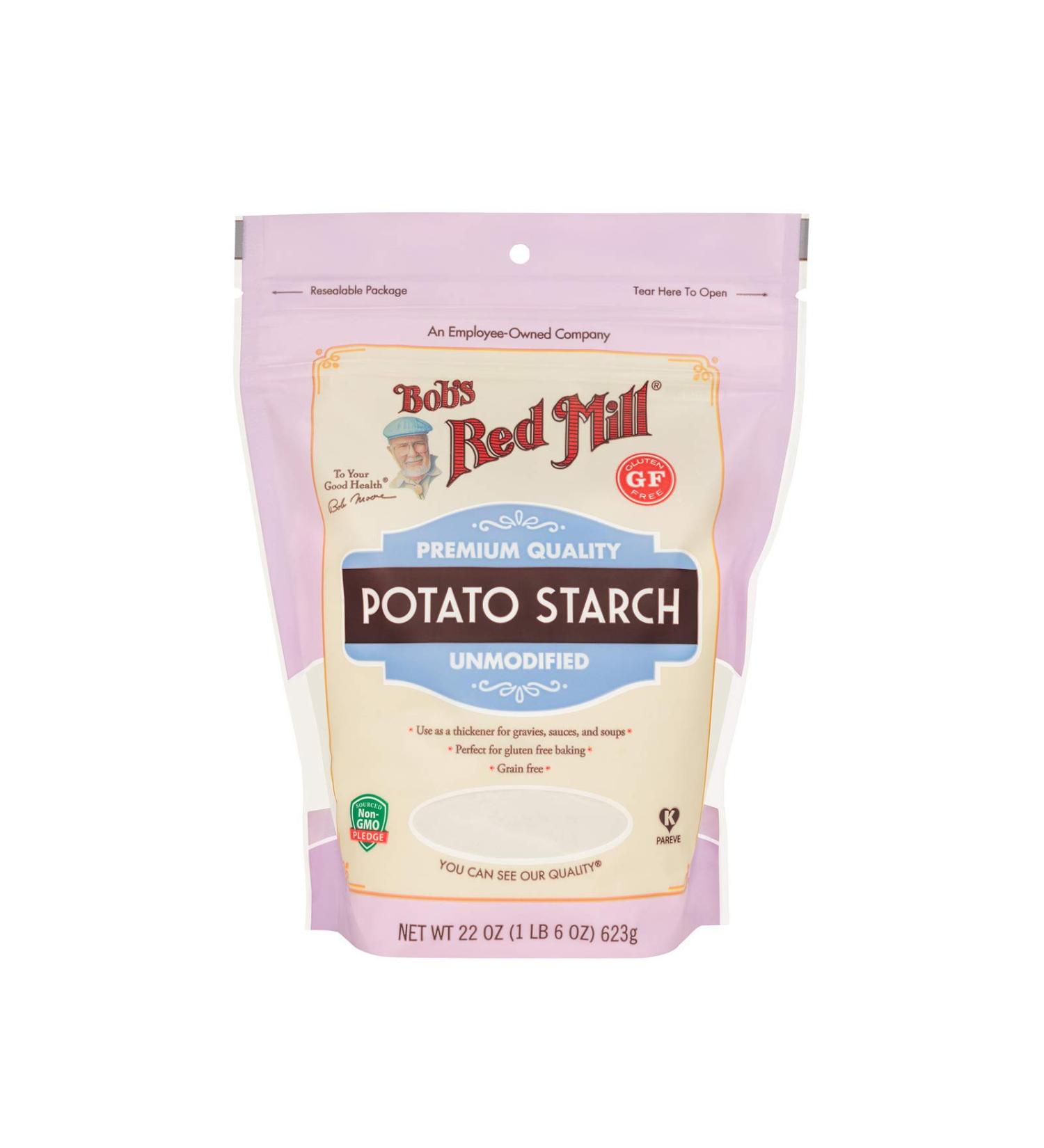 Bob's Red Mill Gluten Free Potato Starch, 22 oz (Pack Of 2) 1.5 Pound (Pack of 2)