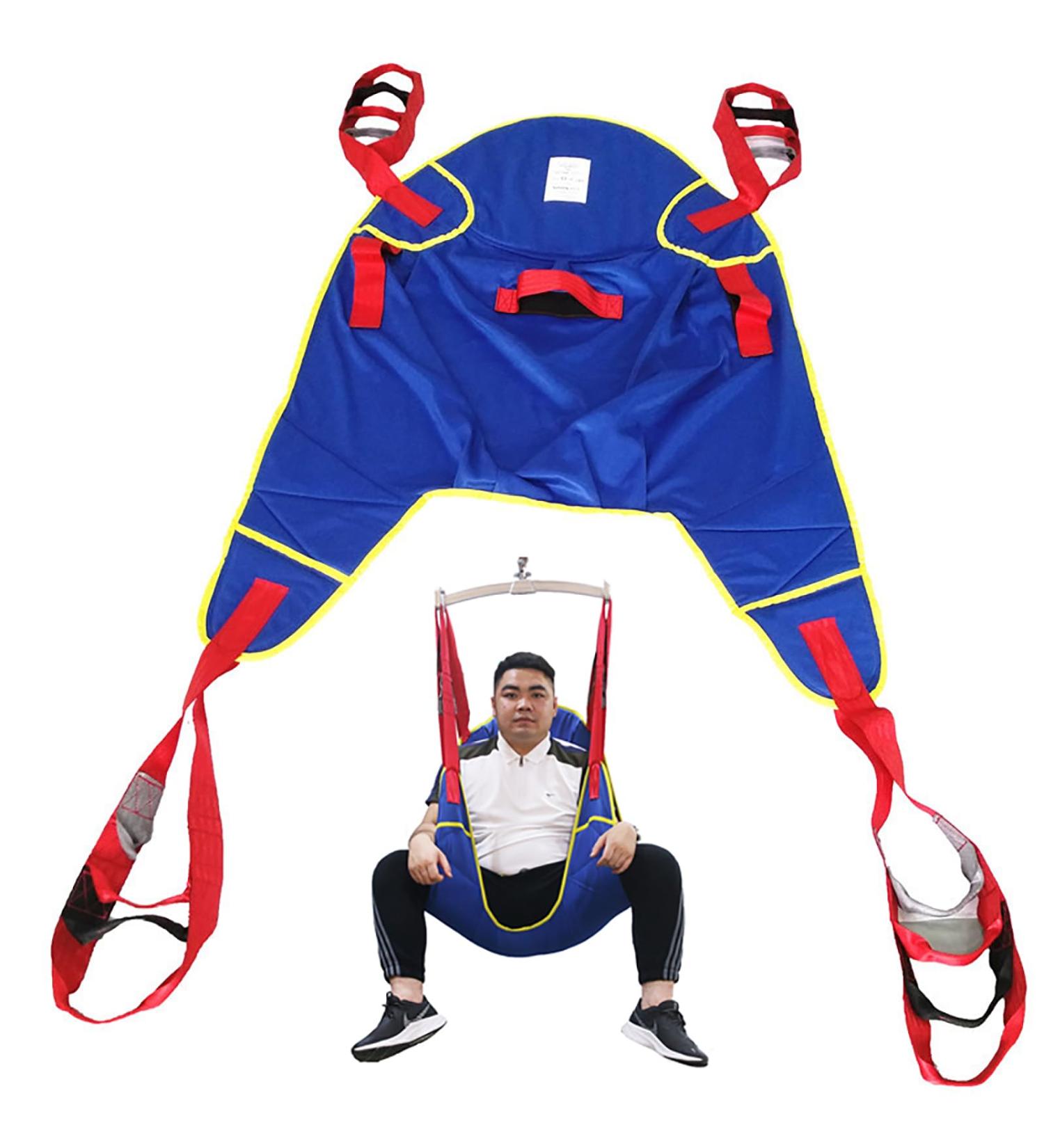 Patient Lift Stair Slide Sling Patient Lift Transferring Pads 90/150 Kg Max Load 4 Sling Points and Height Adjustable Durable Pearl Cotton and Nylon Fabric for Disabled Seniors Medium - Buy Online on GoSupps.com