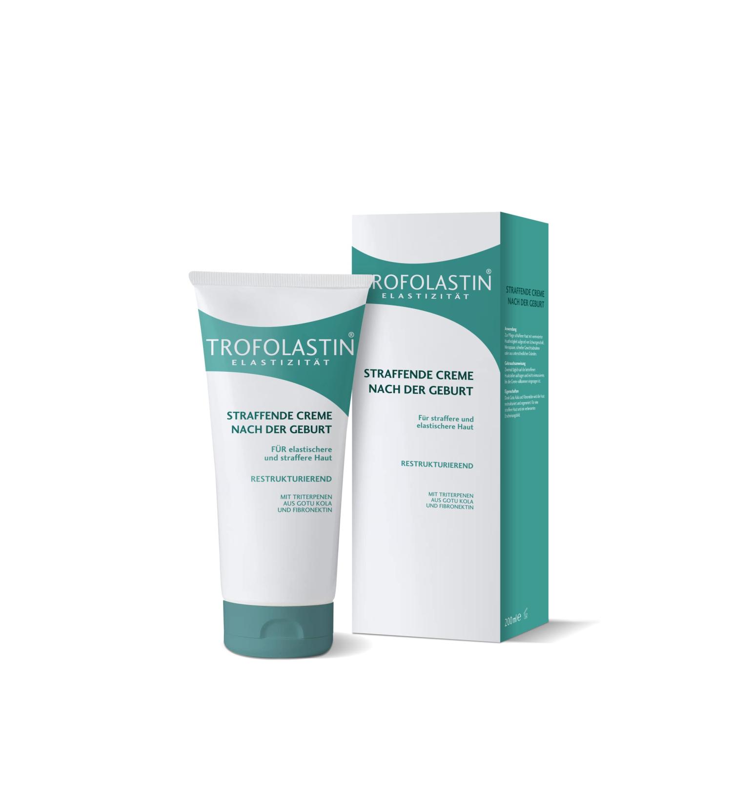 Trofolastin Tight Cream for After Birth - Reconstructing & Regenerating 200ml for Tighter More Elastic Skin Post-Pregnancy | International Shipping - Buy Online on GoSupps.com