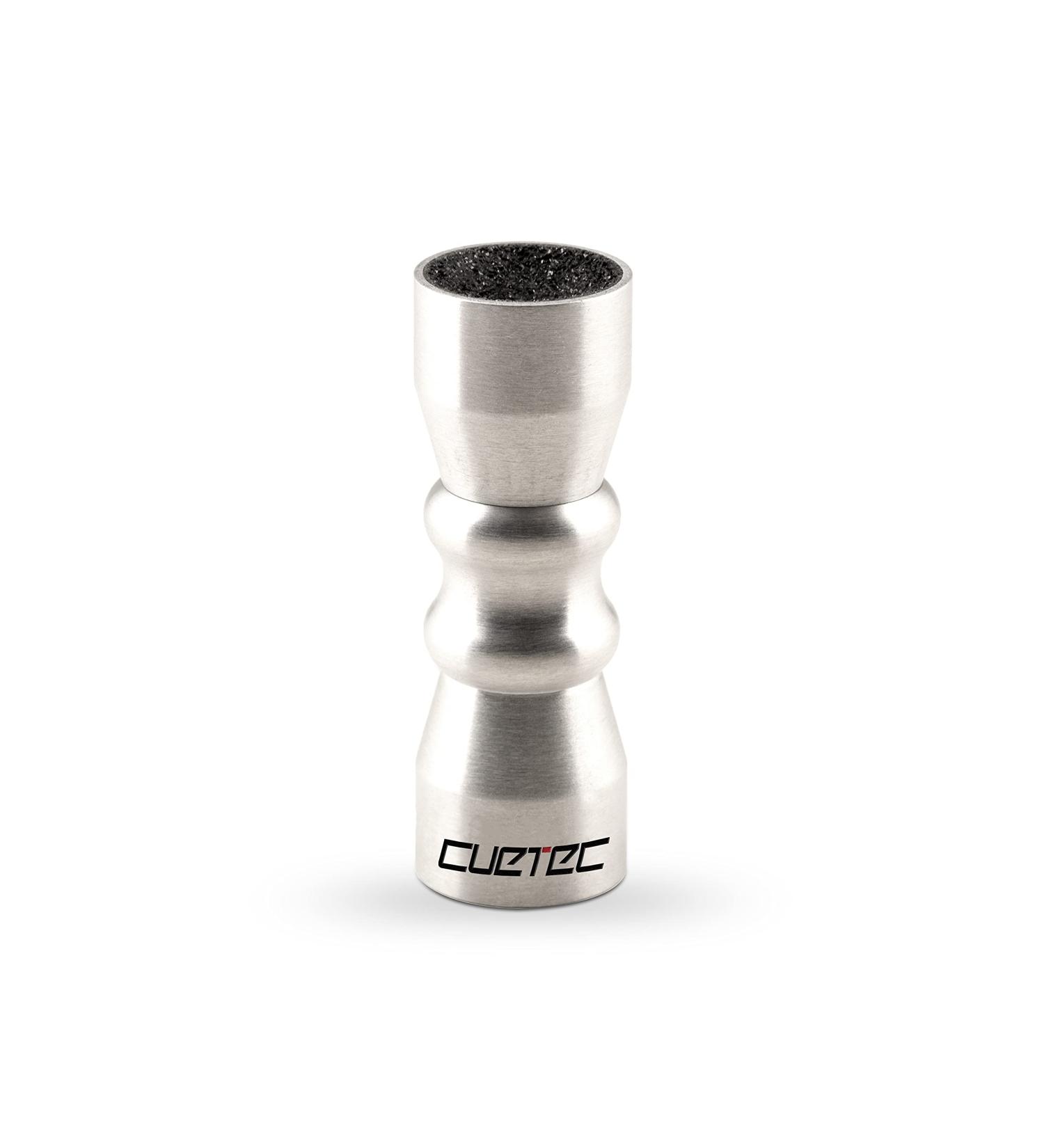 Cuetec Bowtie 3-in-1 Billiard Cue Tip Tool Silver - New Version - Buy Online on GoSupps.com