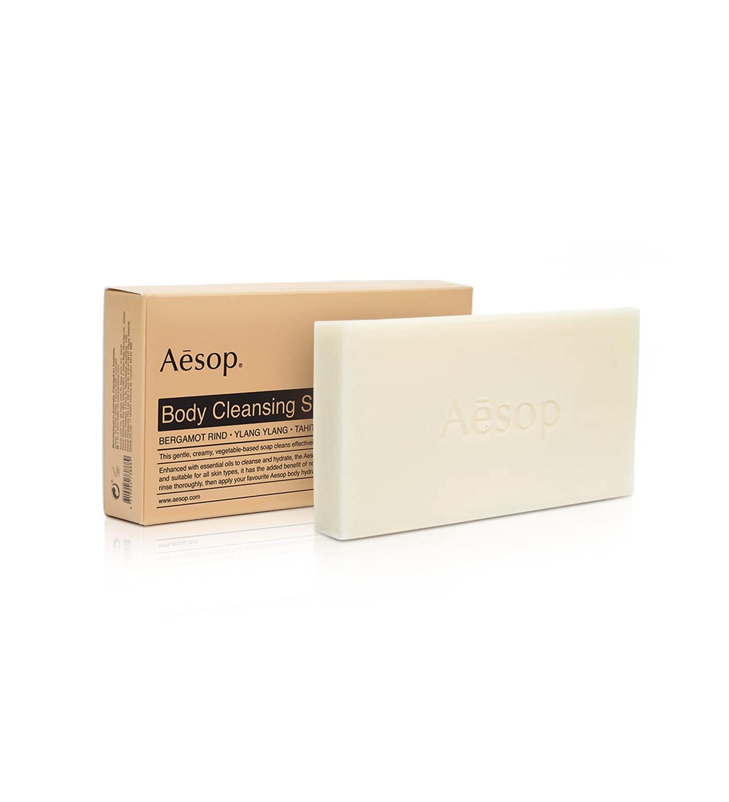 Aesop Body Cleansing Slab 310g/10.93oz | Bergamot Rind, Ylang Ylang, Tahitian Lime | All Natural Bar Soap for All Skin Types | Paraben-Free, Cruelty-Free & Vegan | Men & Women - Buy Online on GoSupps.com