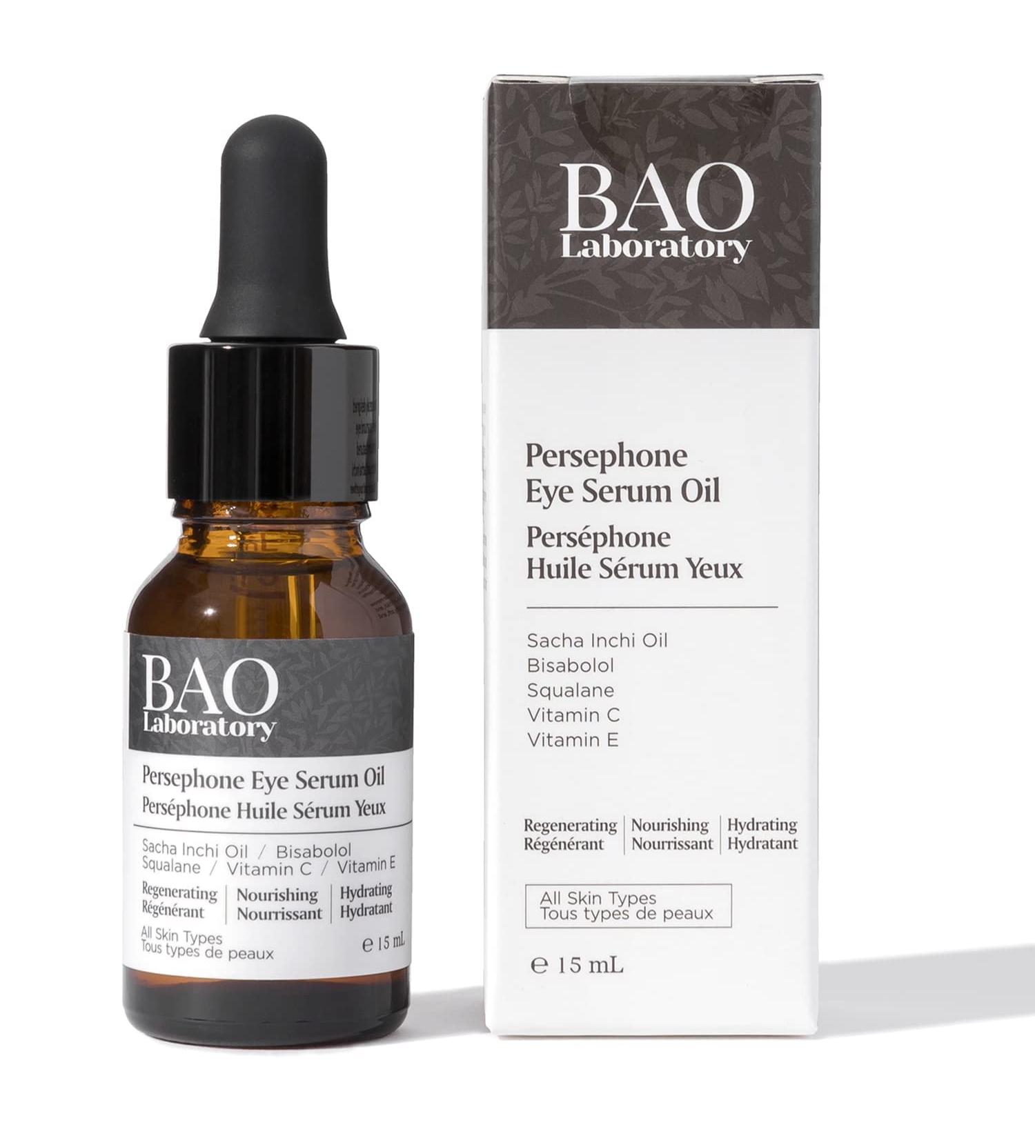 Persephone Eye Serum Oil - Anti-Aging Eye Treatment with Sacha Inchi Bisabolol & Vitamins C & E for Wrinkles & Dark Circles (15 ML) - International Shipping Available - Buy Online on GoSupps.com