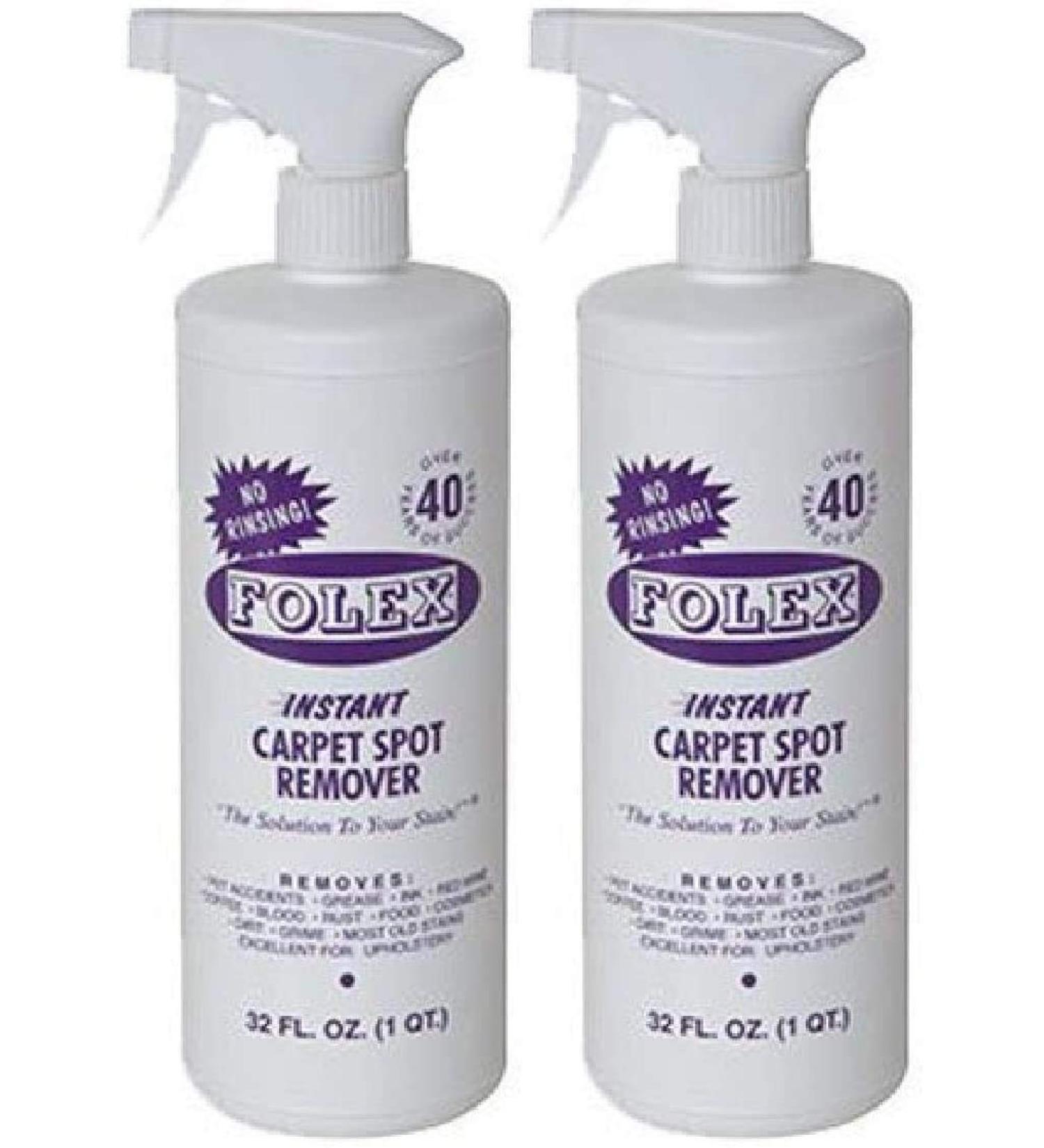 Folex Carpet Spot Remover, 32 oz/bottle, 64 oz Total
