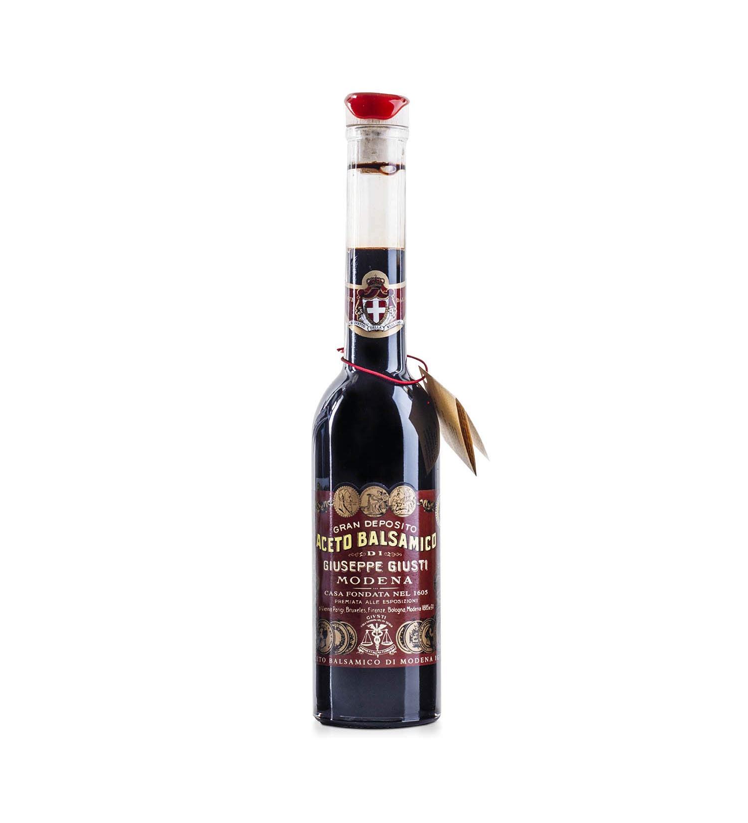 Giuseppe Giusti Riccardo Balsamic Vinegar 12 Years Aged IGP Certified - 8.45 fl. oz (250ml) - Product of Italy - Buy Online on GoSupps.com