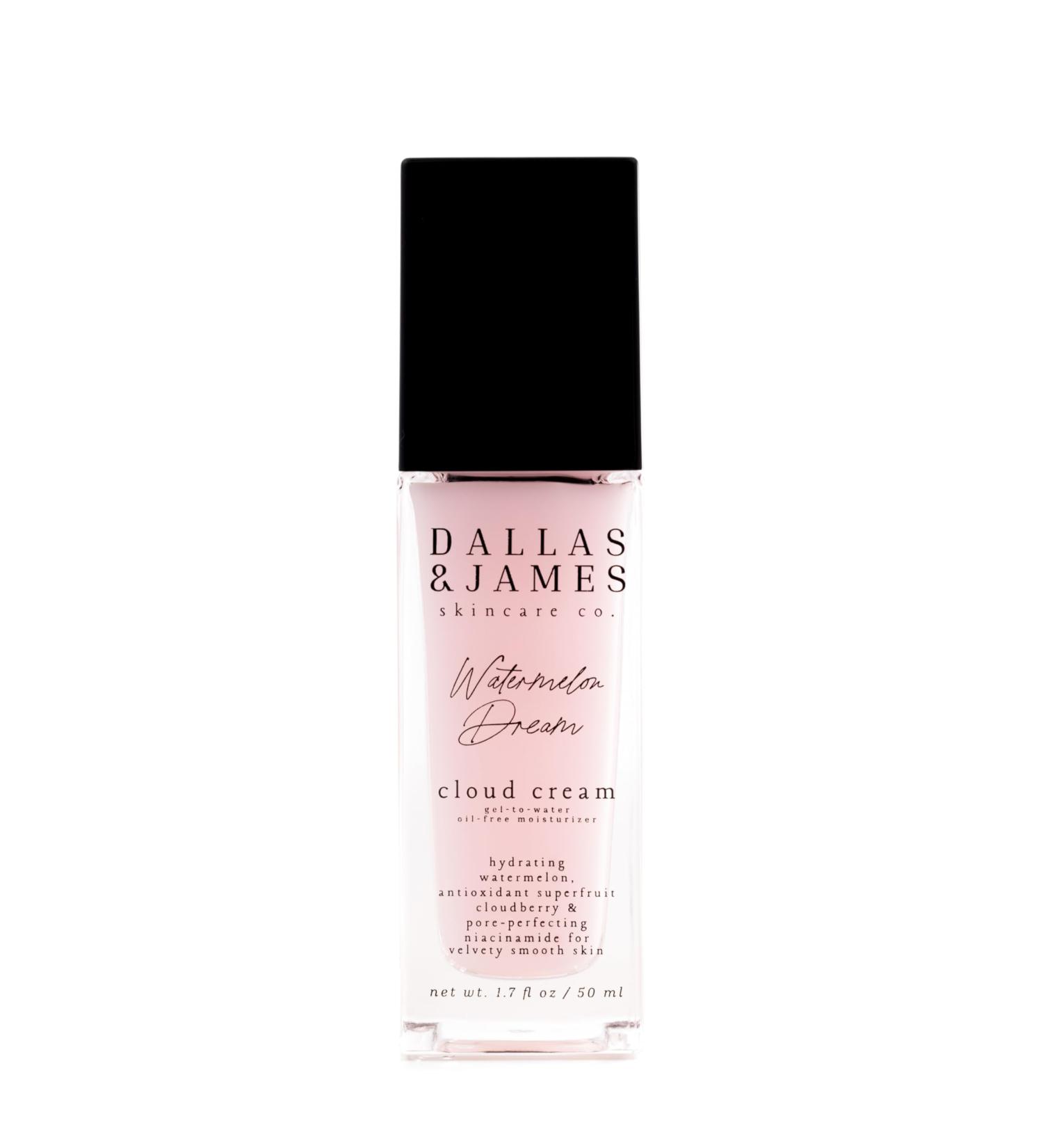 Dallas & James Watermelon Dream Cloud Cream Moisturizer | Oil-Free Gel-to-Water Formula with Niacinamide & Cloudberry for Glowing Skin - International Shipping Available - Buy Online on GoSupps.com