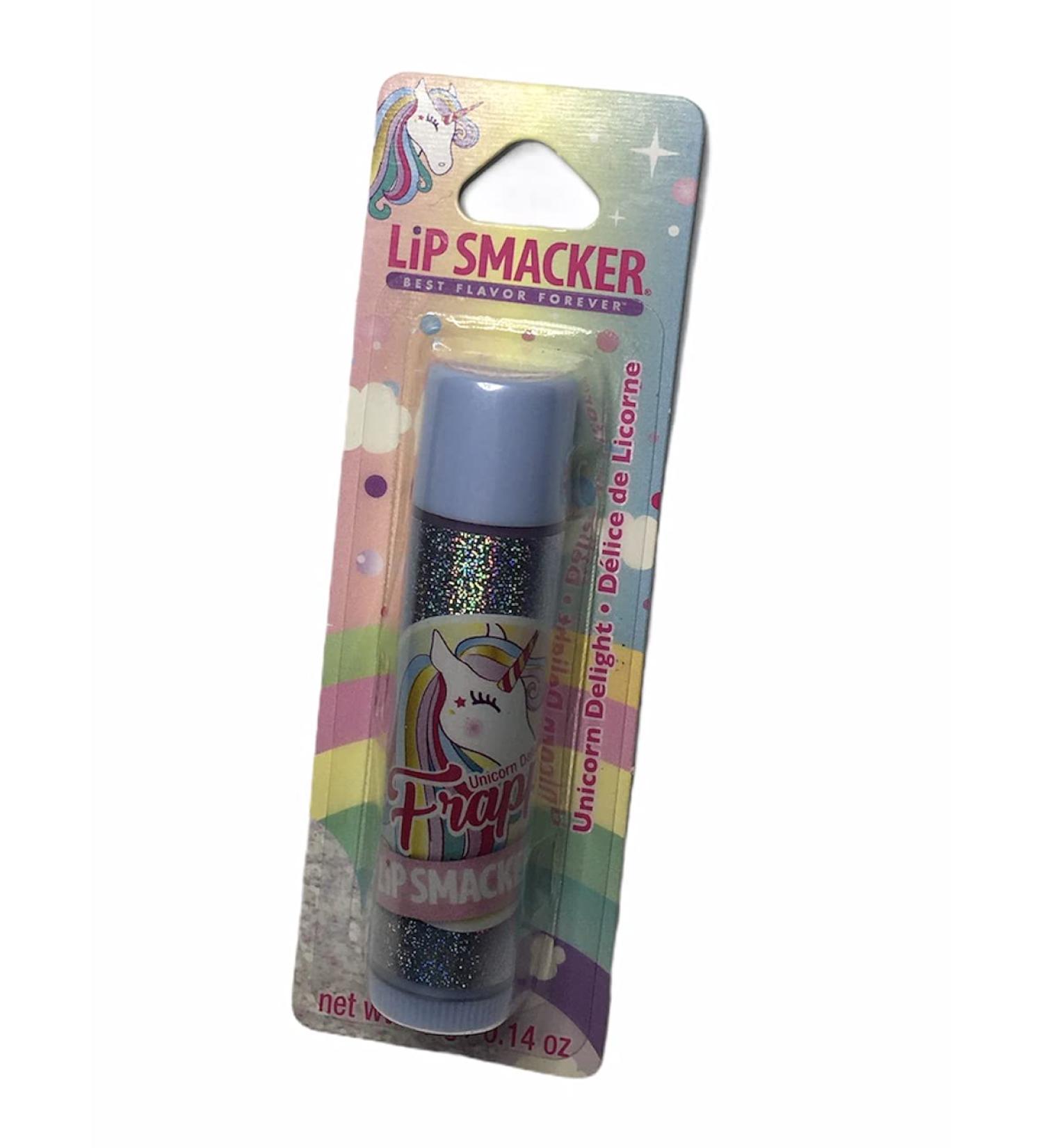(1) .14 oz Lip Smacker Best Flavor Forever Lip Balm in Unicorn Delight Frappe
