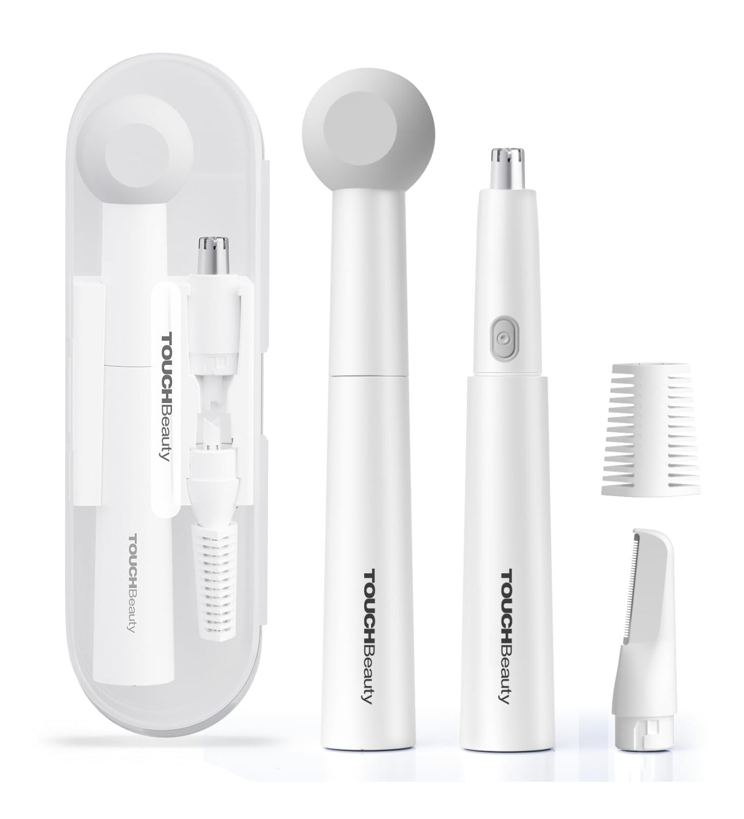 TOUCHBeauty Women s Ear & Nose Hair Trimmer - 2024 All-in-One Facial Hair Remover | 11 000 RPM Rechargeable IPX7 Waterproof Easy Clean - Buy Online on GoSupps.com