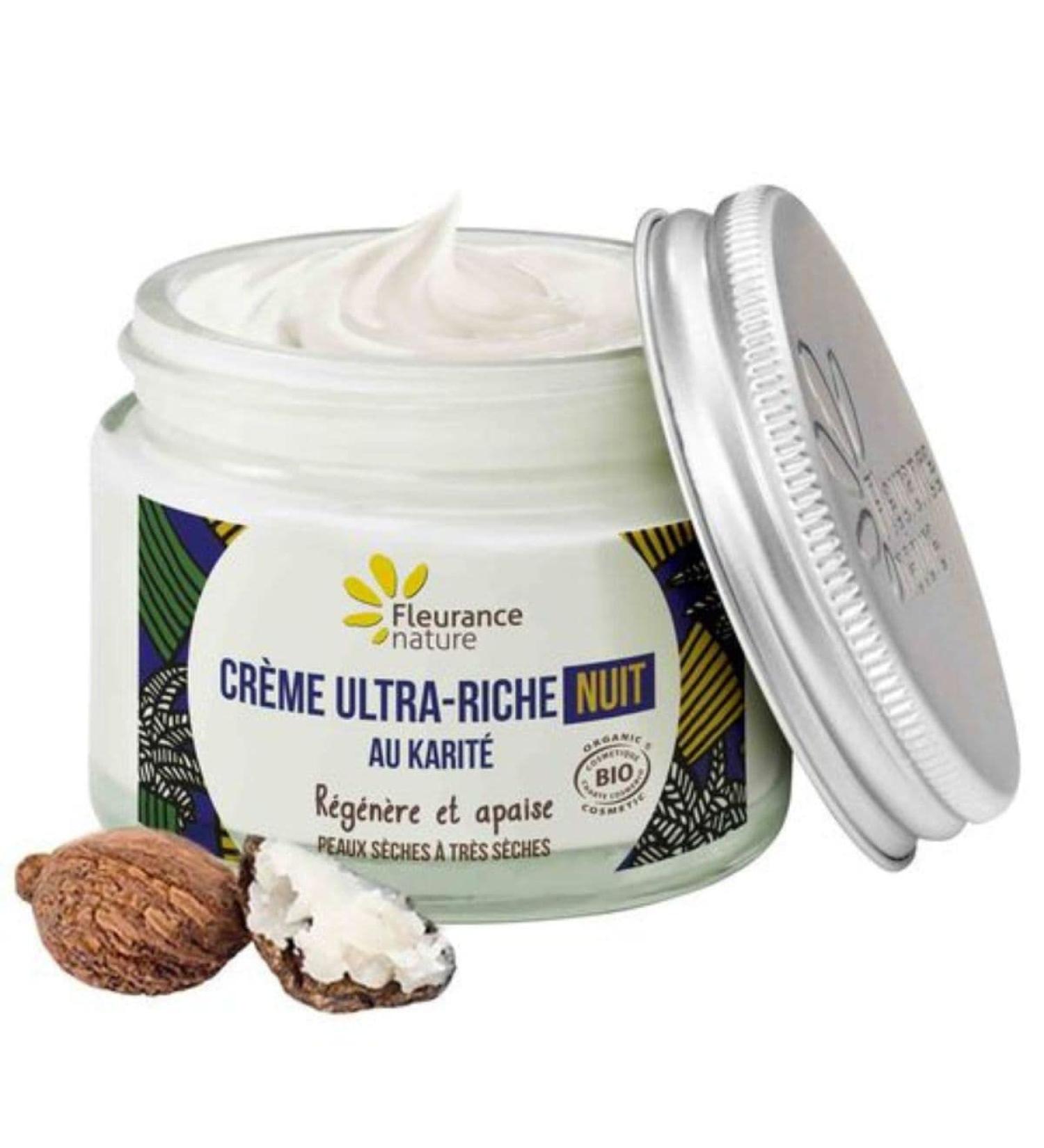 Ultra rich night cream with 50 ml of shea butter. Organic