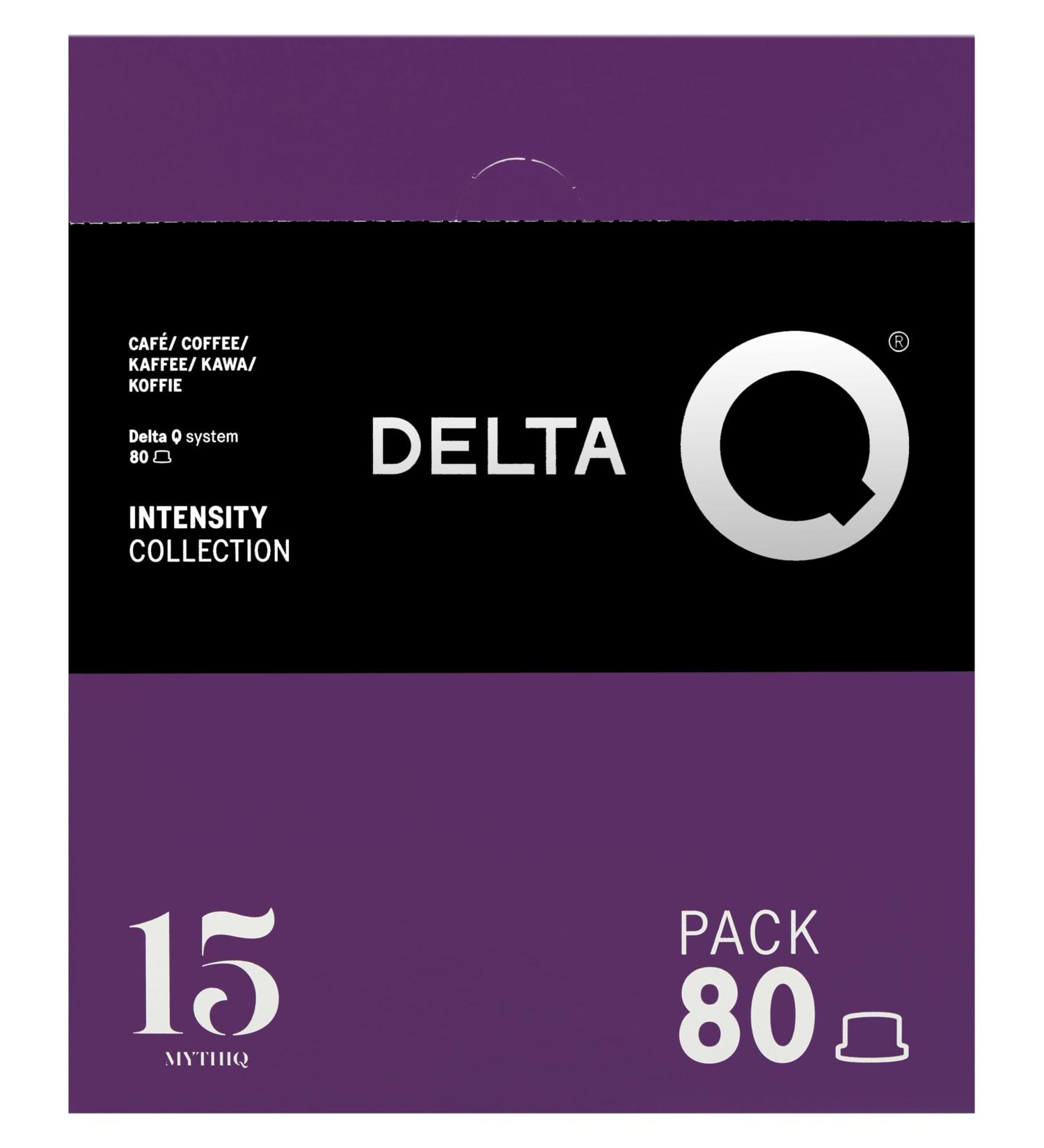 Delta Q Capsules de Caf MythiQ Intensit 15 Pack 80 Compatibles avec les Machines Delta Q Espresso Intense aux Notes de Cacao Chocolat et Noix Grill es Cacao chocolat noisettes grill es nuances de framboise 80 unit (Lot de 1) - Buy Online on GoSupps.com