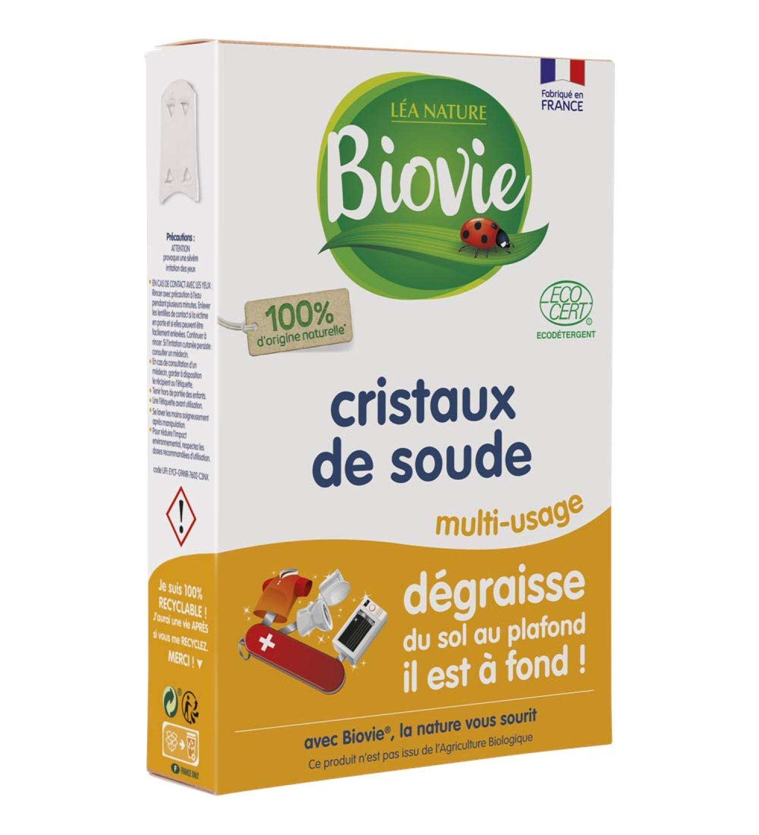 Biovie Soda Crystals Super Degreaser Natural 500g - Buy Online on GoSupps.com