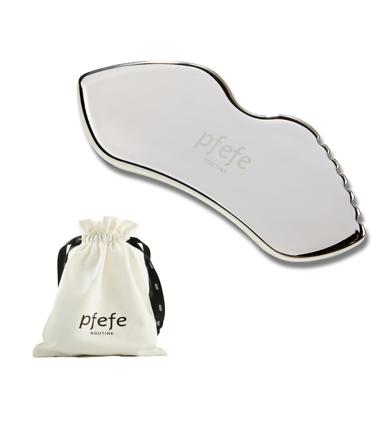 Stainless Steel Gua Sha Tool - Enhance Skin Care for Face Neck & Body | Reduce Puffiness & Sculpt Jawline - Buy Online on GoSupps.com
