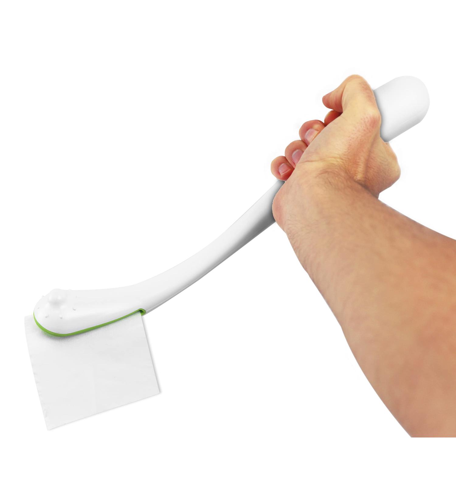 KMINA - Long Reach Comfort Wipe Toilet Aid for Disabled and Elderly, Bottom Buddy Wiping Tool - Buy Online on GoSupps.com