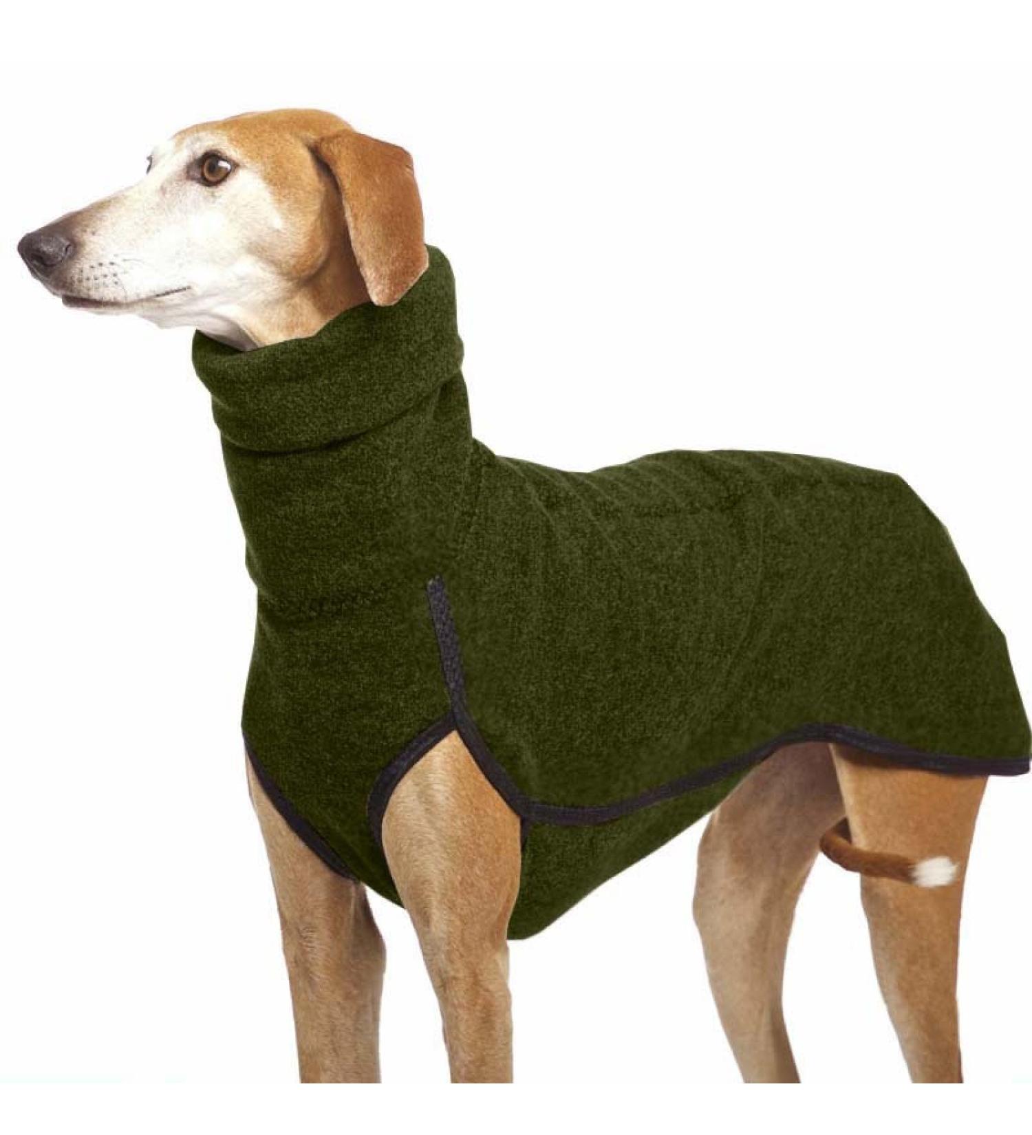 Warm Dog Sweater for Greyhounds Labradors & Shepherds - Stylish Fleece Pet Jacket for Autumn & Winter - Buy Online on GoSupps.com