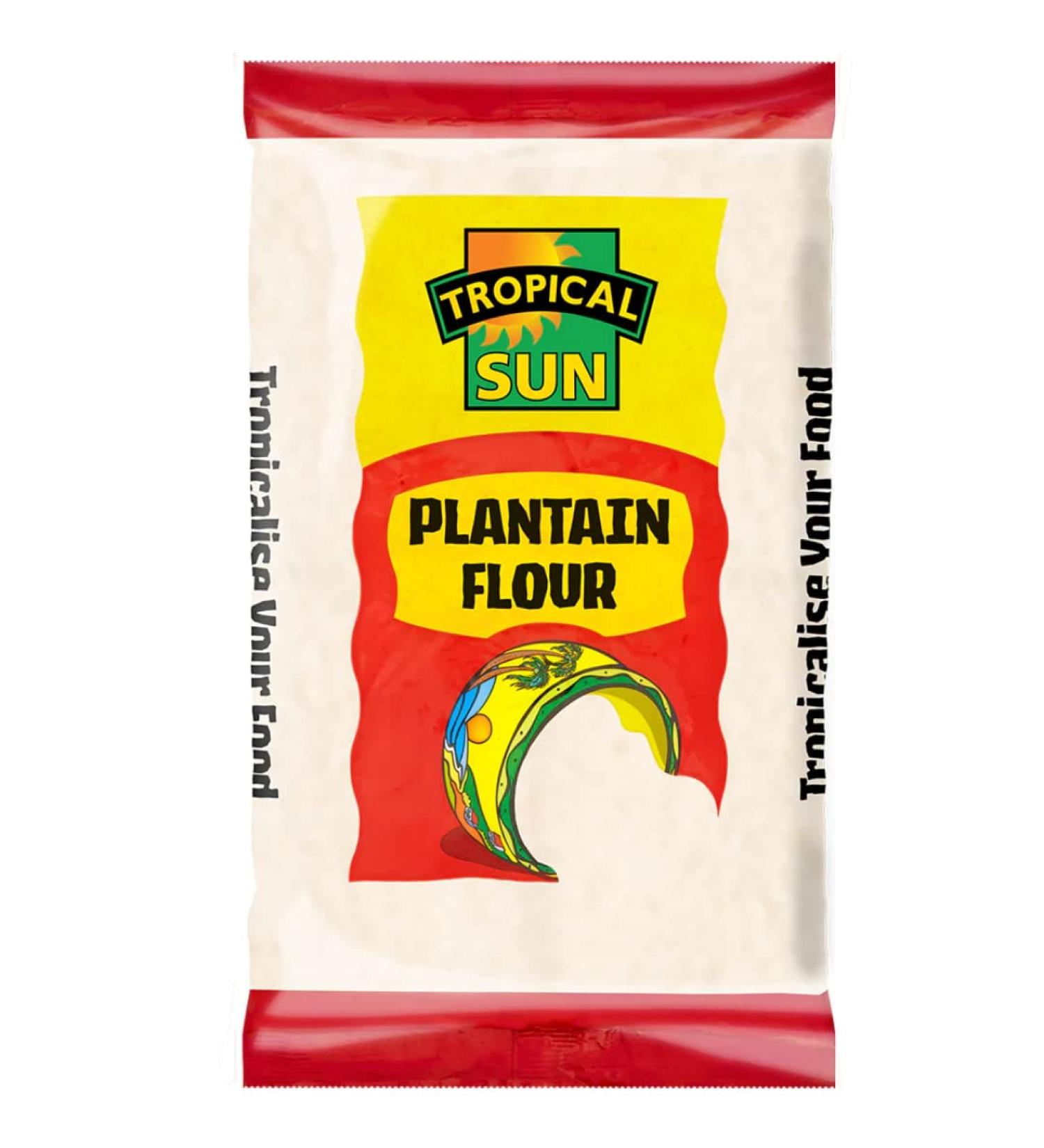 2 x Tropical Sun Plantain Flour 1 x 3kg