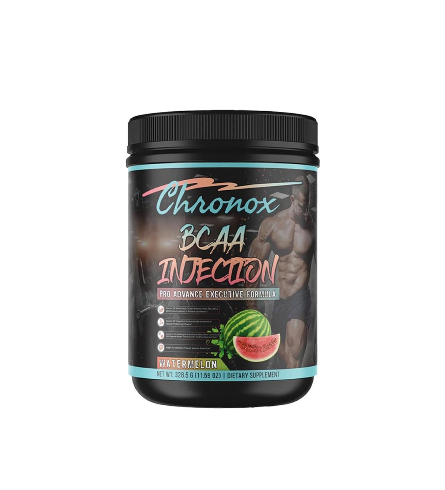 Chronox BCAA Amino-Acids Energy Blend - Watermelon Punch - 12.22 OZ - Buy Online on GoSupps.com