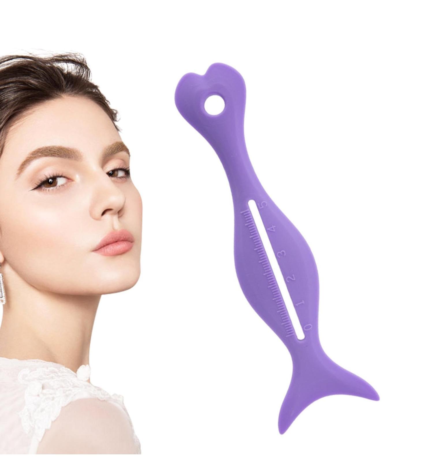 Silicone Makeup Stencil - Silicone Eyes Wing Eyeliner Stencils Tool | Lightweight Soft Portable Makeup Stencil for Girls Women Teens Females Purple - Buy Online on GoSupps.com