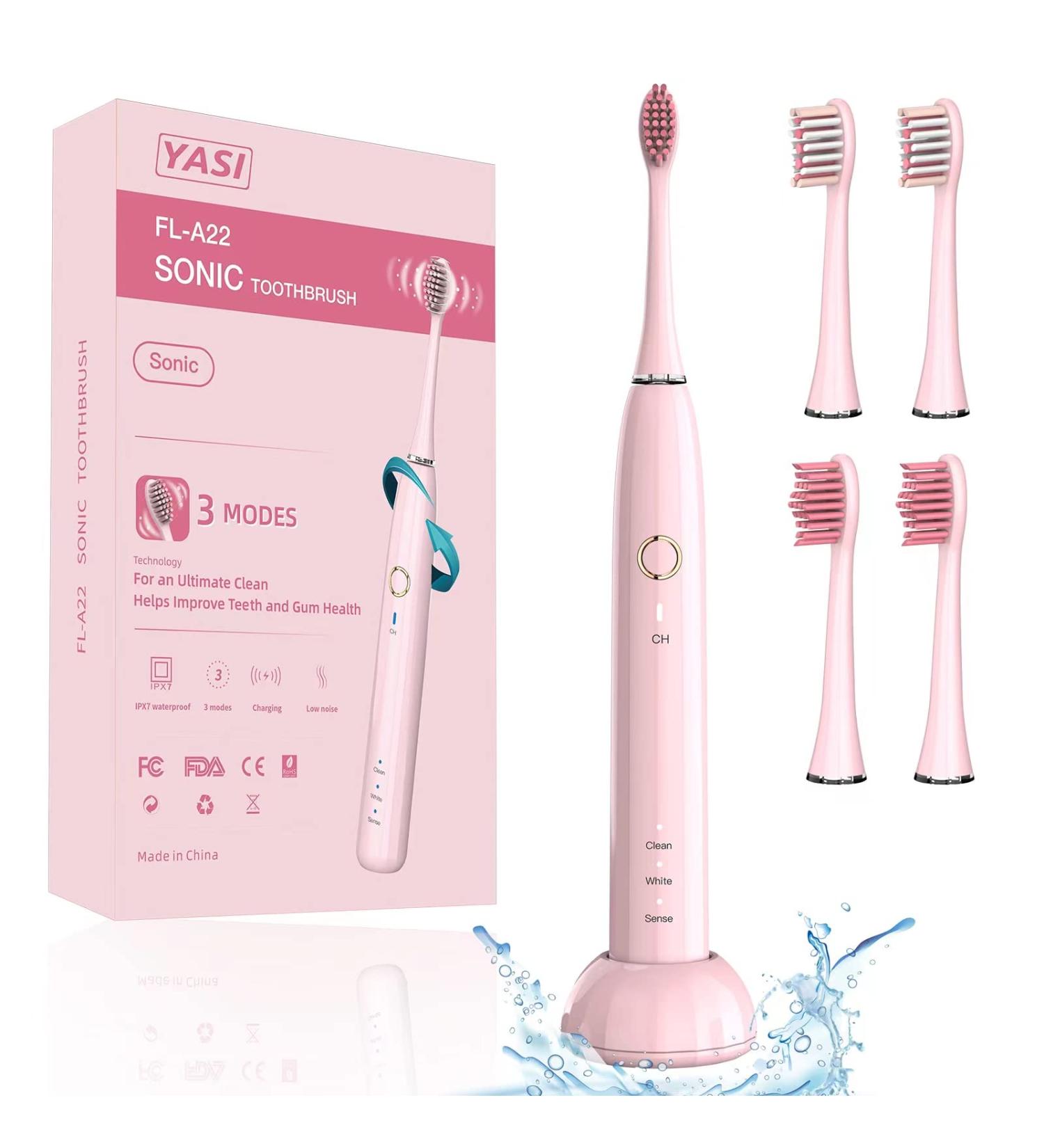1000 Rechargeable Electric Toothbrush Pinks