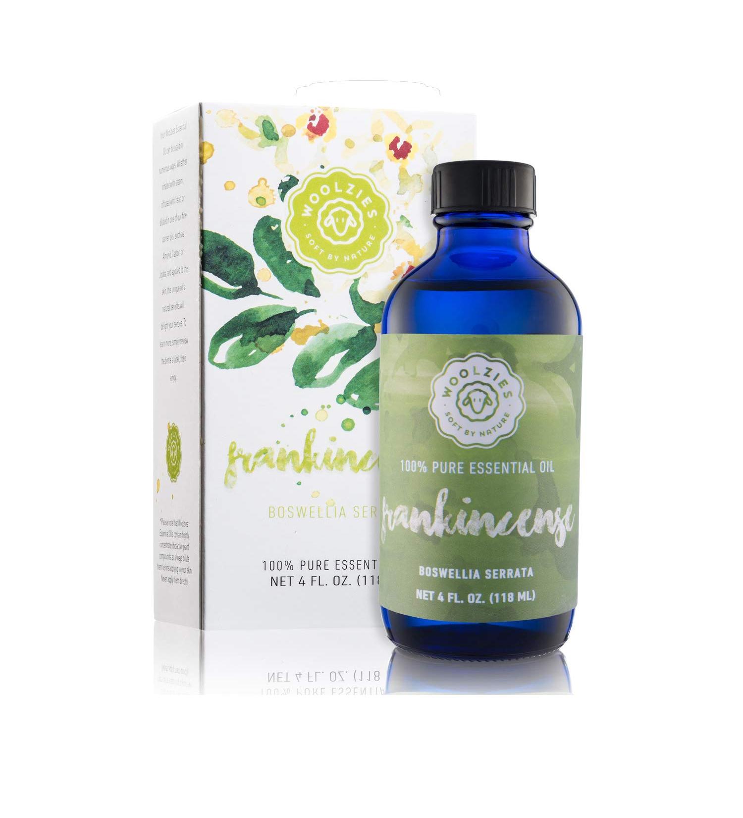 Woolzies 100% Pure Frankincense Essential Oil 4 Fl Oz Therapeutic Grade