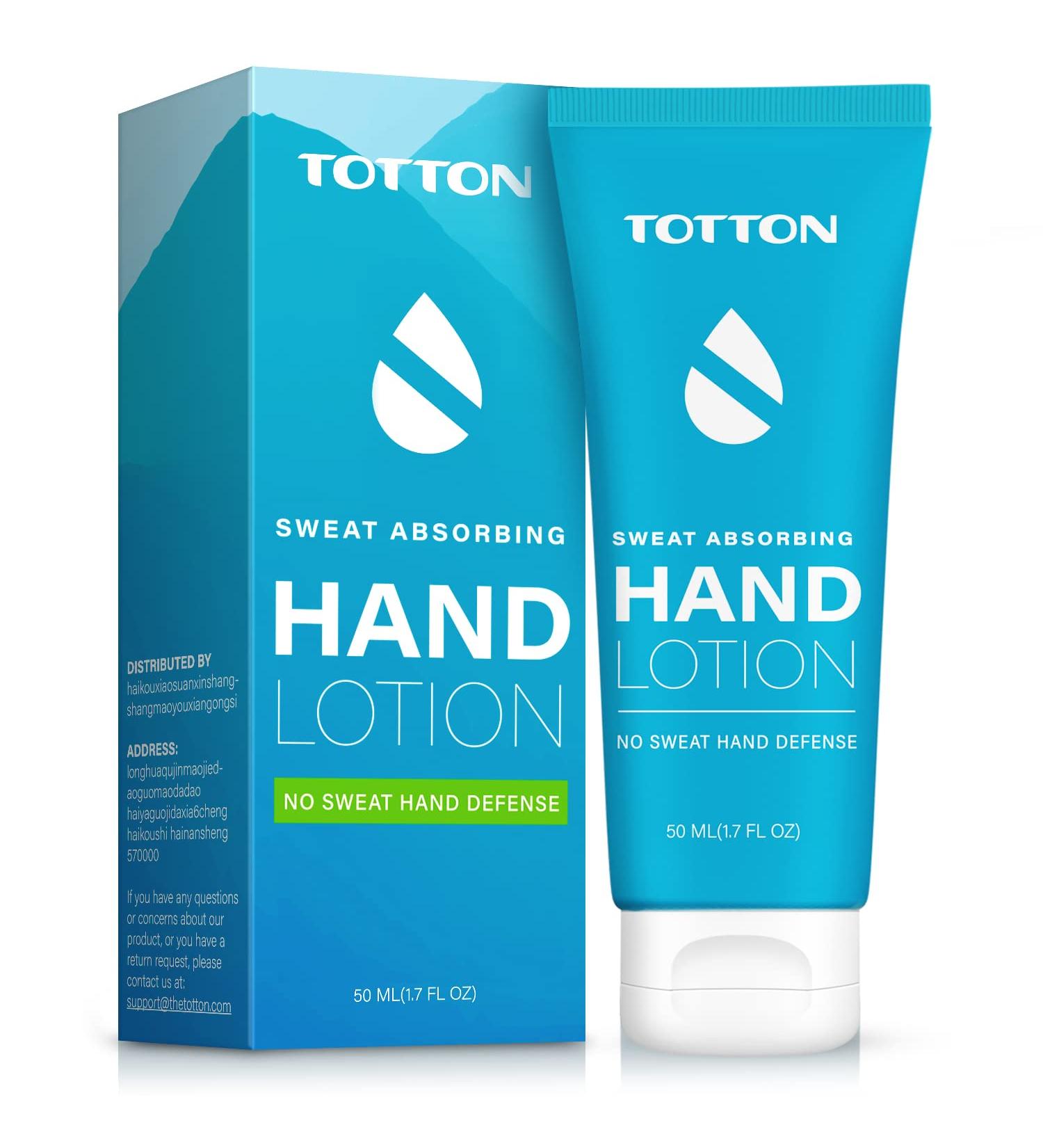 Antiperspirant Hand Lotion 1.7 oz - Stop Sweat and Keep Hands Dry | For Men and Women - Buy Online on GoSupps.com