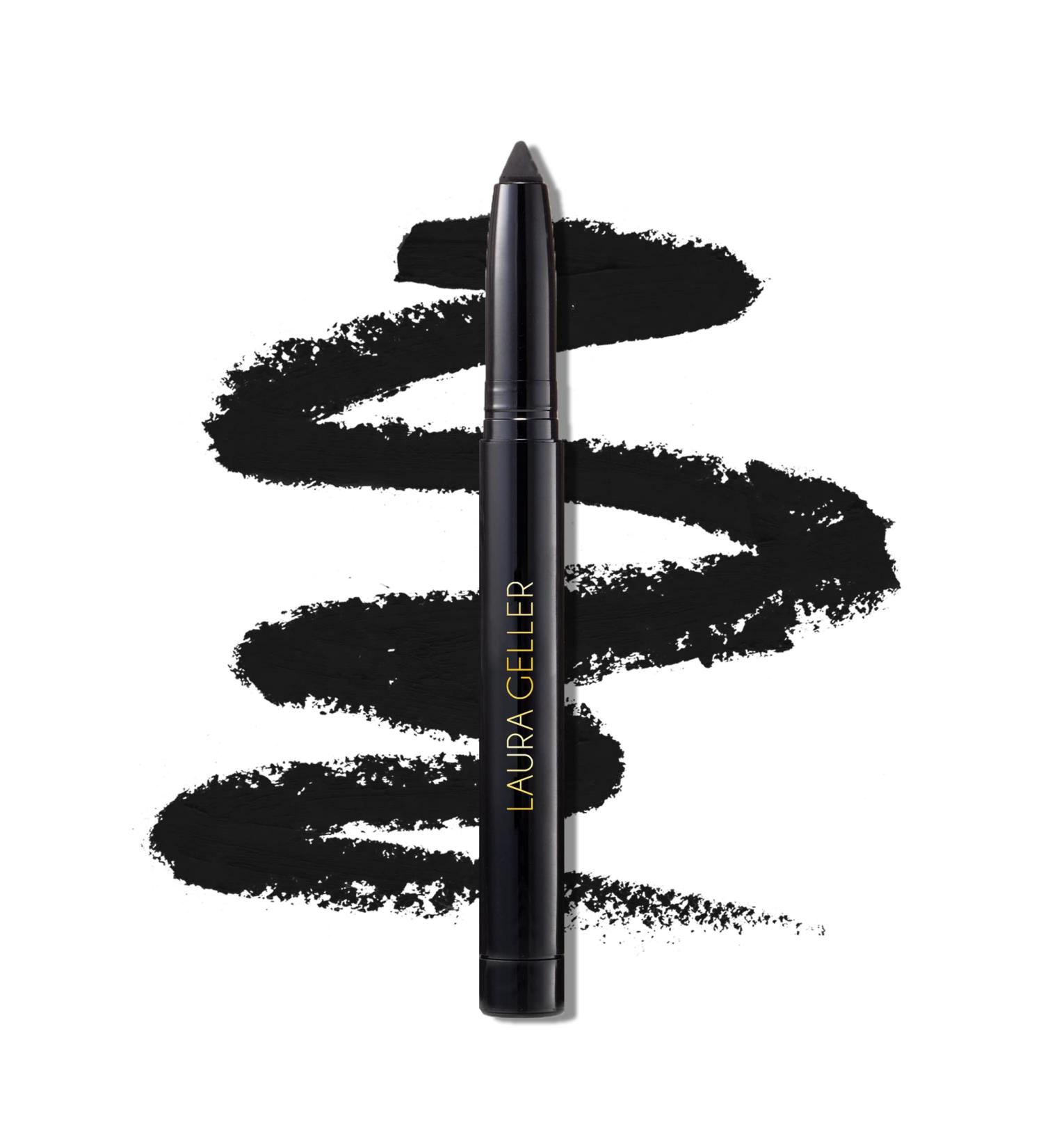 LAURA GELLER NEW YORK Kajal Longwear Kohl Eyeliner Pencil | Deep Black with Caffeine | Smooth & Blendable Makeup - Buy Online on GoSupps.com