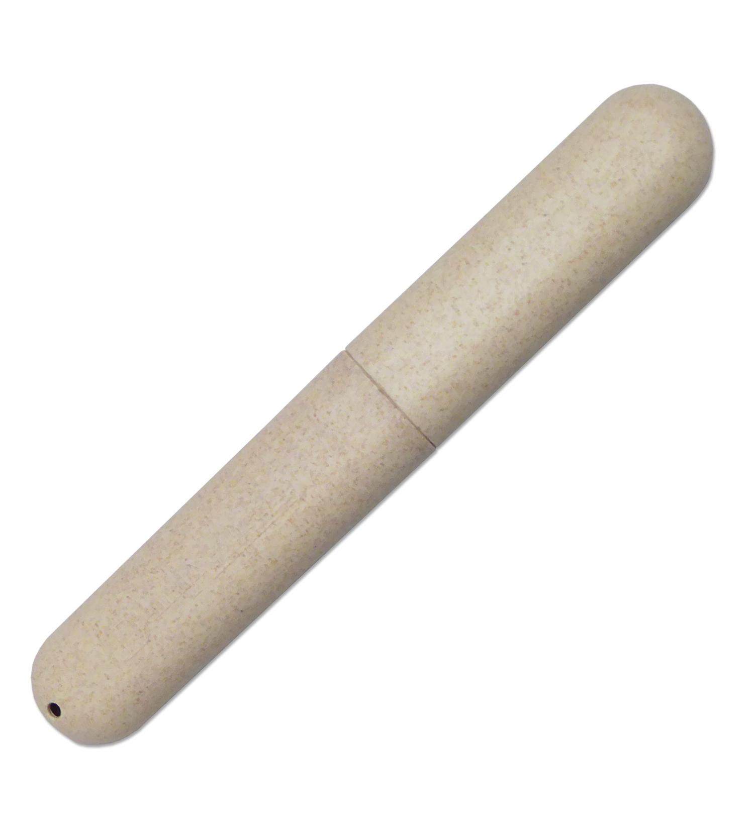 Dental Aesthetics Eco Wheat Straw Toothbrush Travel Case x 1 (White) - Buy Online on GoSupps.com
