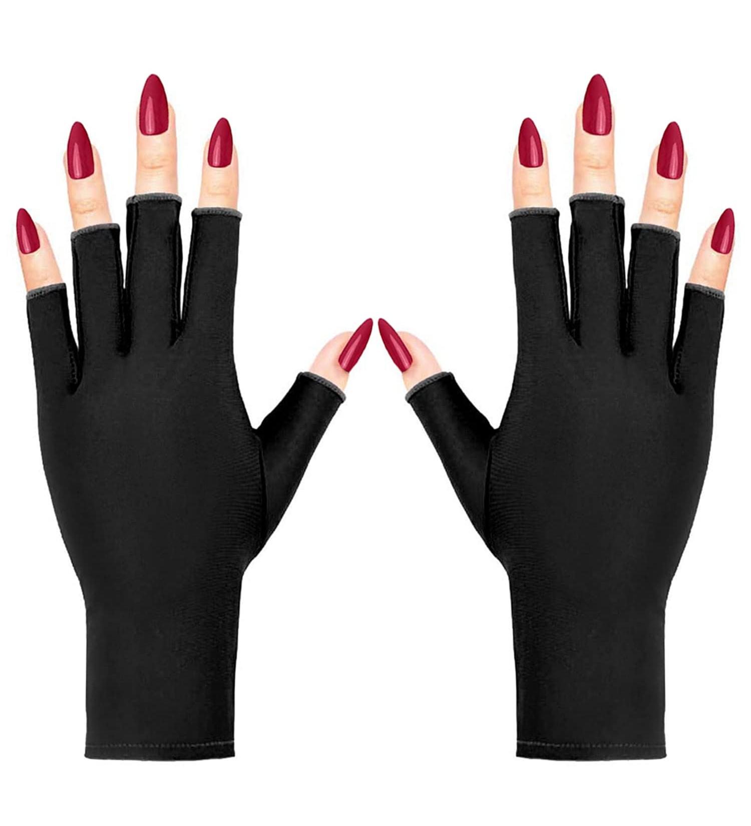 CURELIX Anti UV Gloves for Gel Nail Lamp - Professional UV Protection for Manicures - Buy Online on GoSupps.com