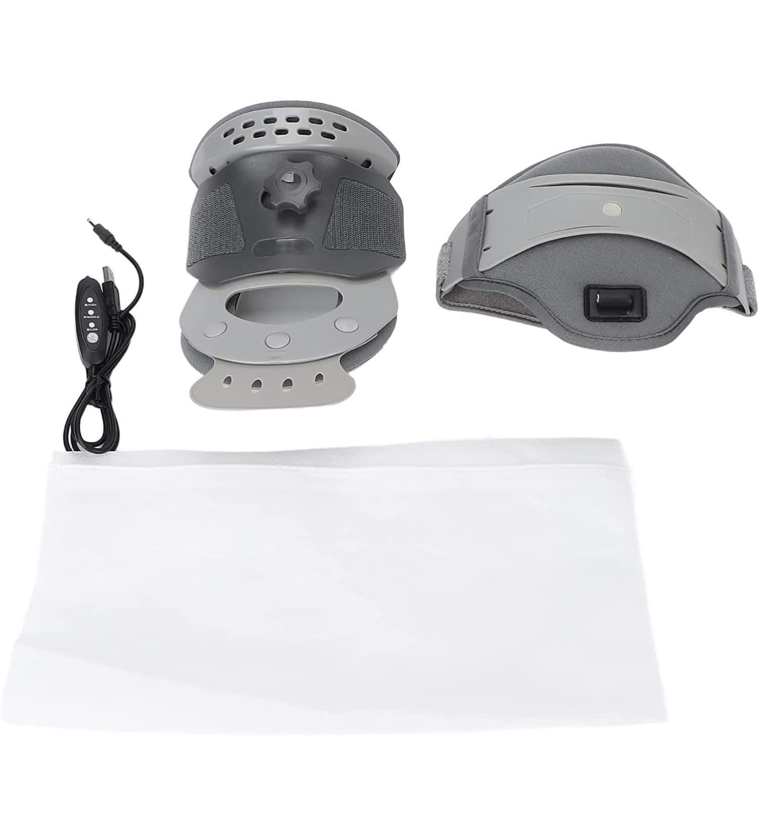 ININOSNP Hot Compress Neck Support | Adjustable Cervical Traction Device for Neck Pain Relief & Fatigue Shop Internationally - Buy Online on GoSupps.com