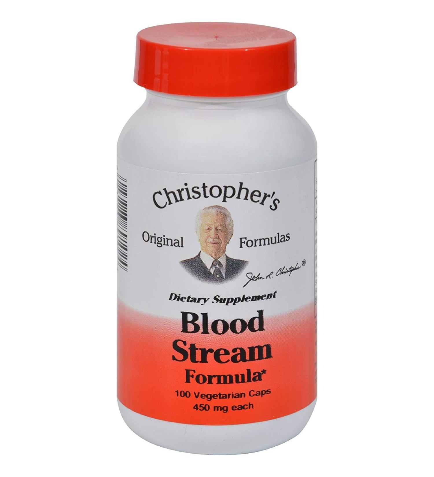 Dr. CHRISTOPHER'S Cleanse Blood Stream - 100 vegicaps