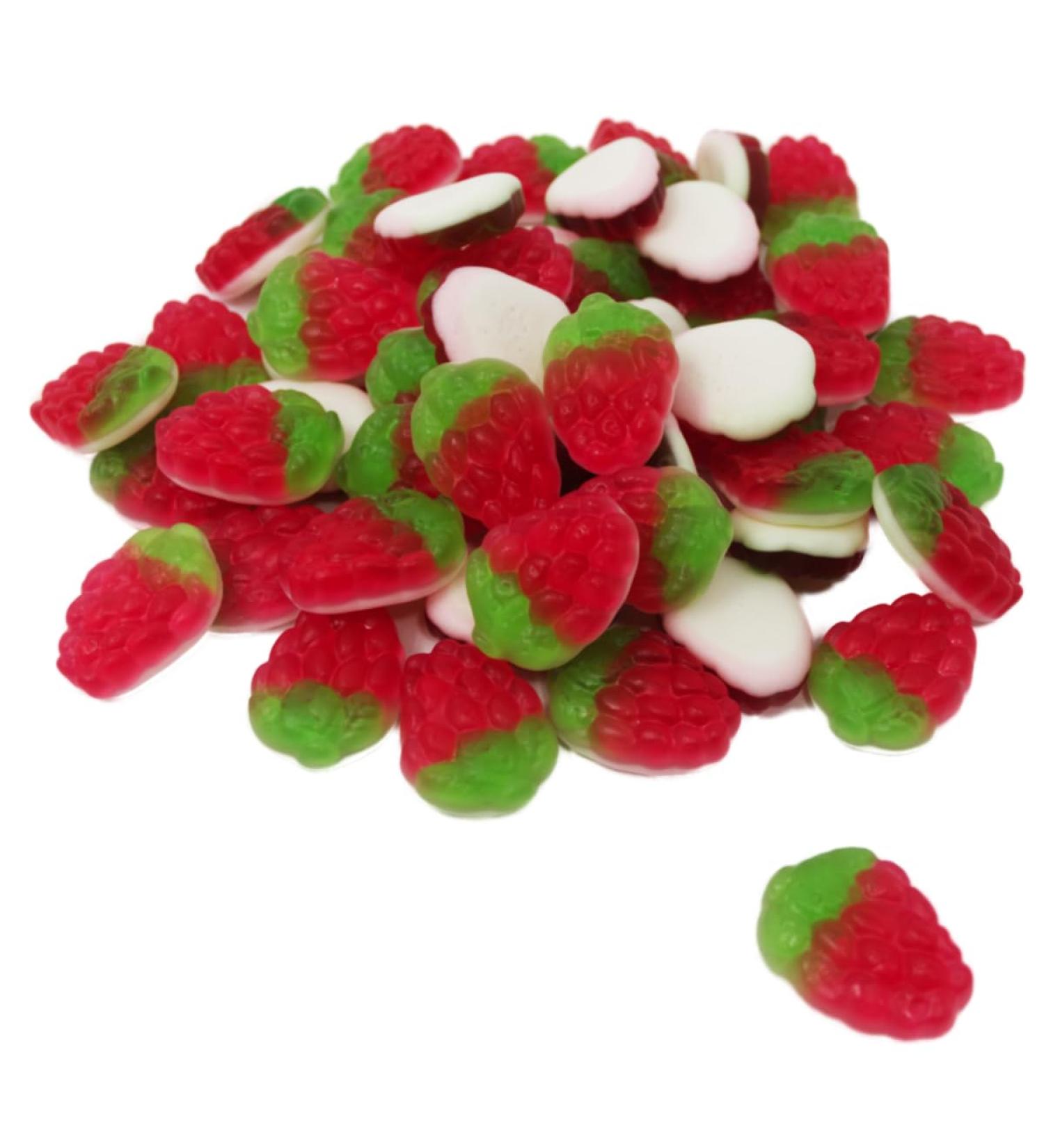  Fruchtgummi B ren & Co. Strawberry fruit candy with soft white background in foaming sugar 300g - Buy Online on GoSupps.com