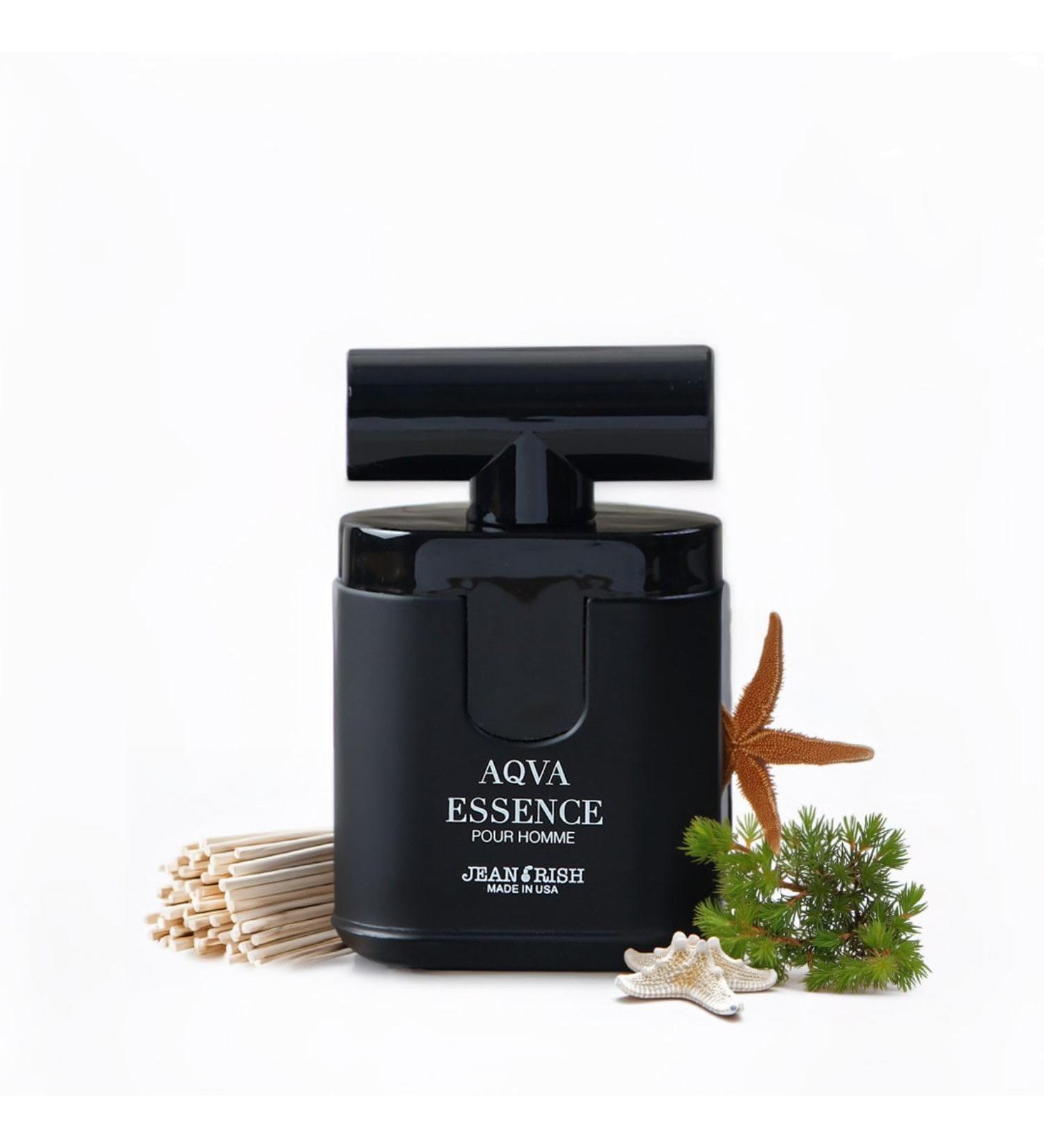 Jean Rish Aqva Essence Eau De Toilette - Perfume for Men (3.4 Fl Oz / 100ml) with Aromatic Woody & Sea Notes - Long Lasting and Luxury Fragrance - Buy Online on GoSupps.com