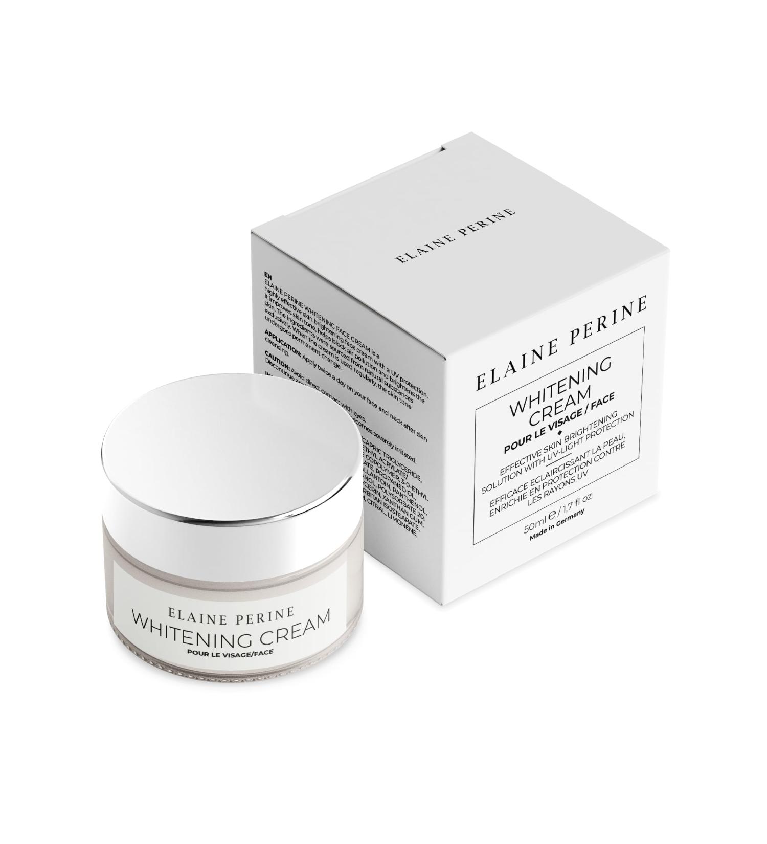 Whitening Cream Face - for a blemish-free skin 50ml - by Elaine Perine Made in Germany - Buy Online on GoSupps.com