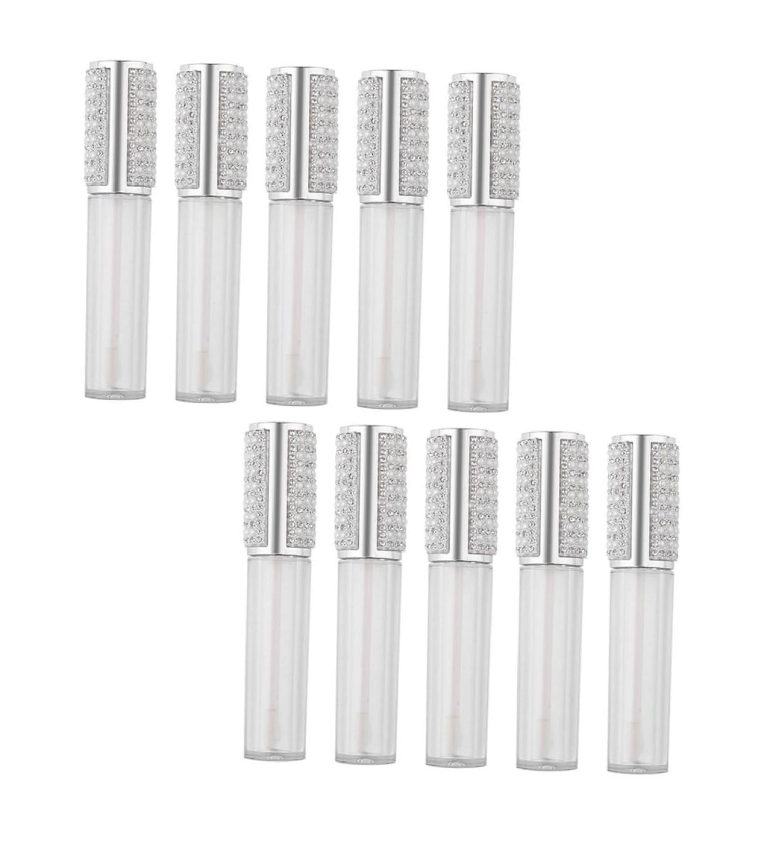 jojofuny Lot de 10 Tubes Vides pour Gloss 5 Ml en Verre Transparent Mini-Flacons pour Rouge L vres et Soin des L vres pour Fabrication Maison et Usage Cosm tique - Buy Online on GoSupps.com