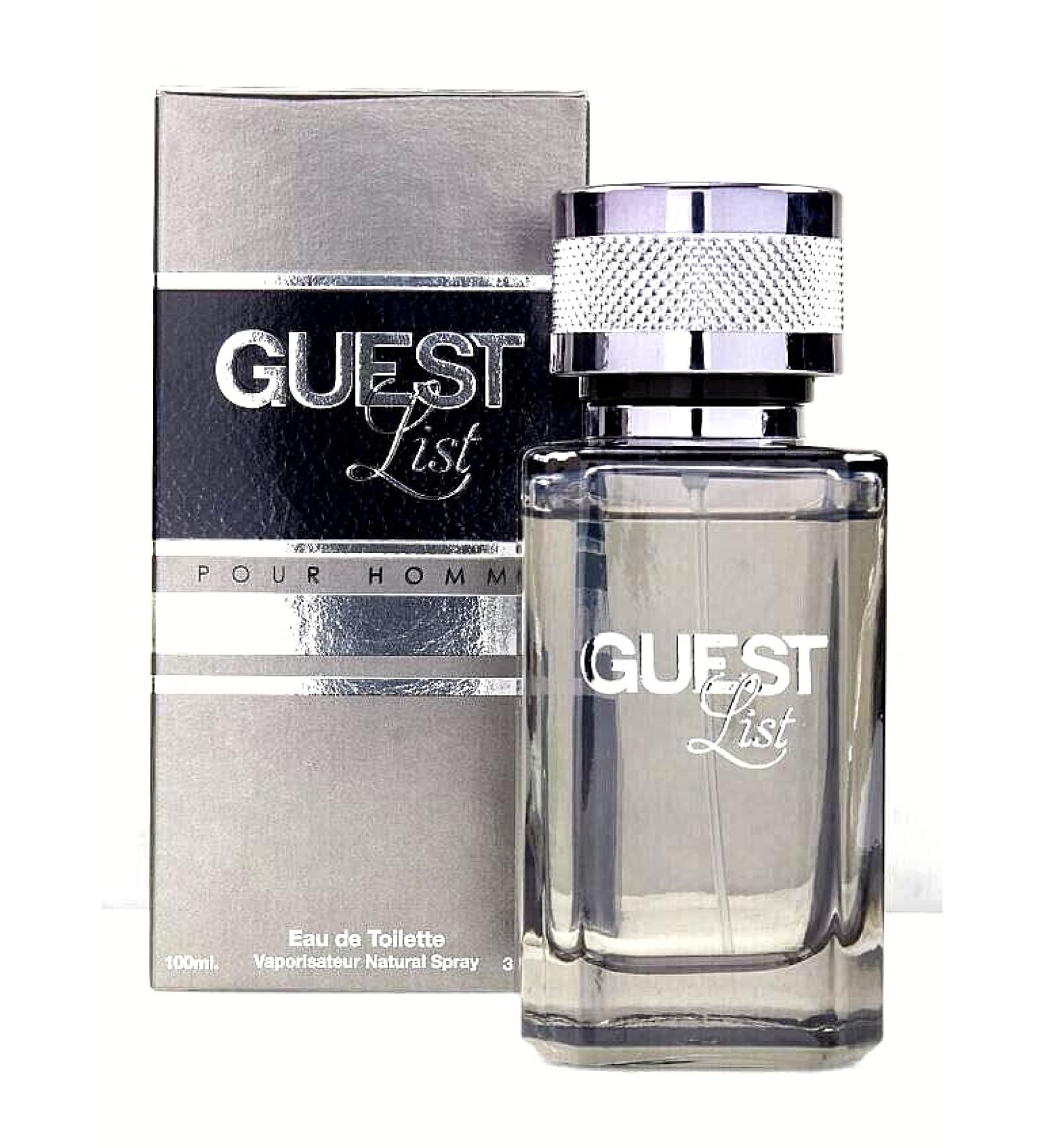 GUEST LIST Cologne for Men 3.4 Oz EDT Eau De Parfum Pour Homme - Buy Online on GoSupps.com