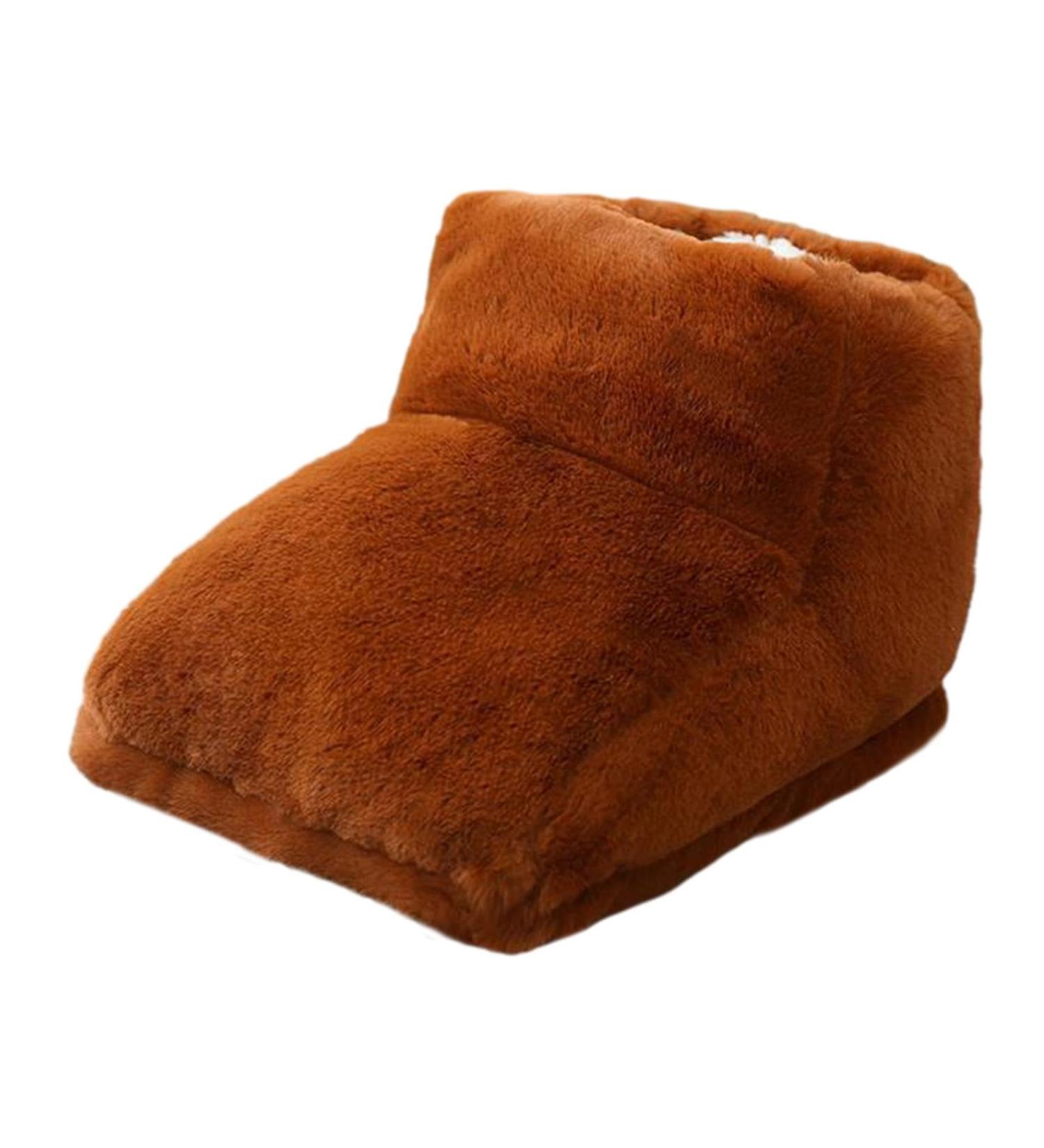 Besreey Heated Foot Warmer Full Wrap Rechargeable Non-Slip Foot Warmers for Men & Women | Brown Ultimate Comfort at Home - Buy Online on GoSupps.com