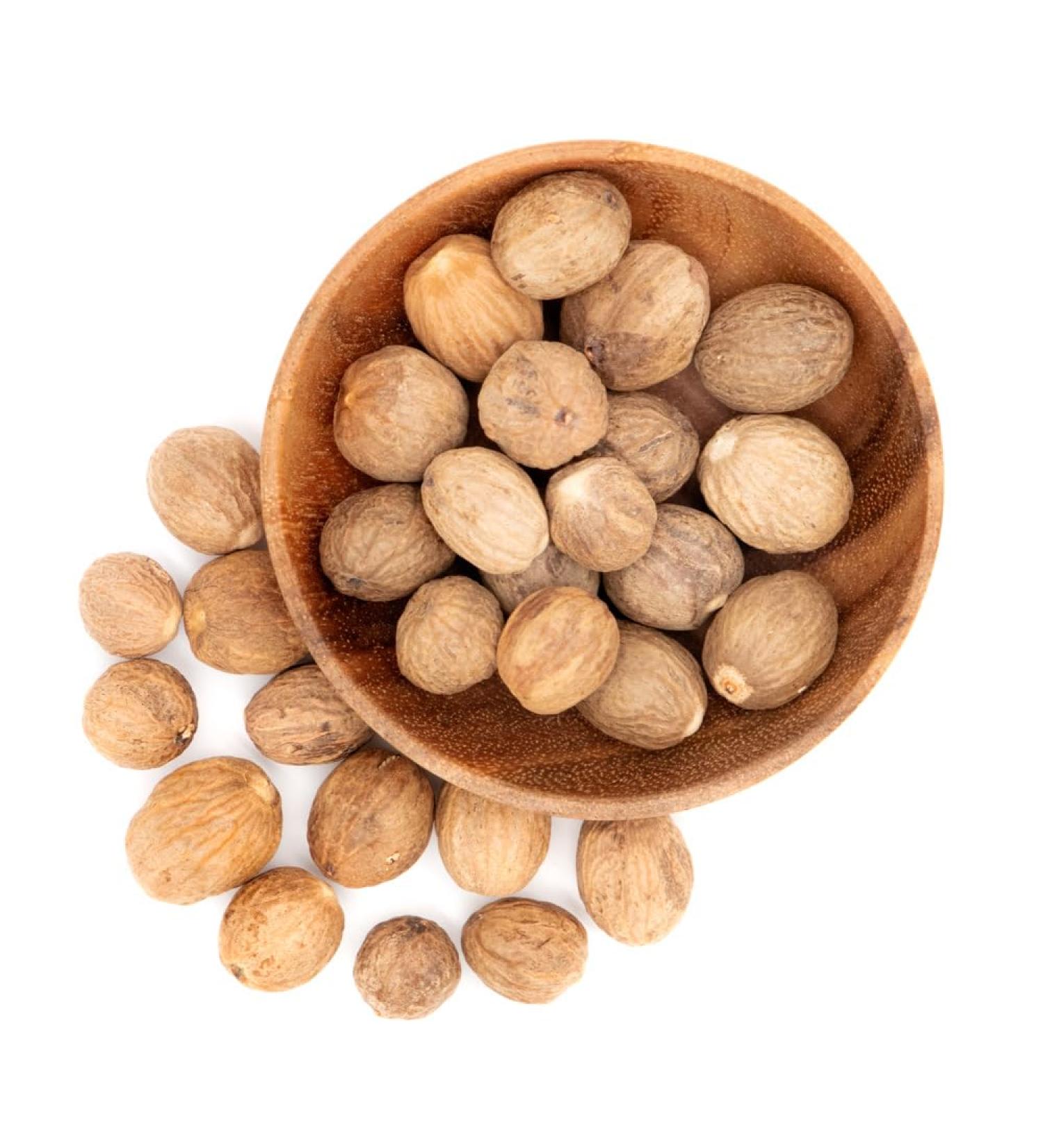 Herbis Natura Organic Organic Nutmeg (Myristica fragrans) Walnut Whole (43695) (100g)