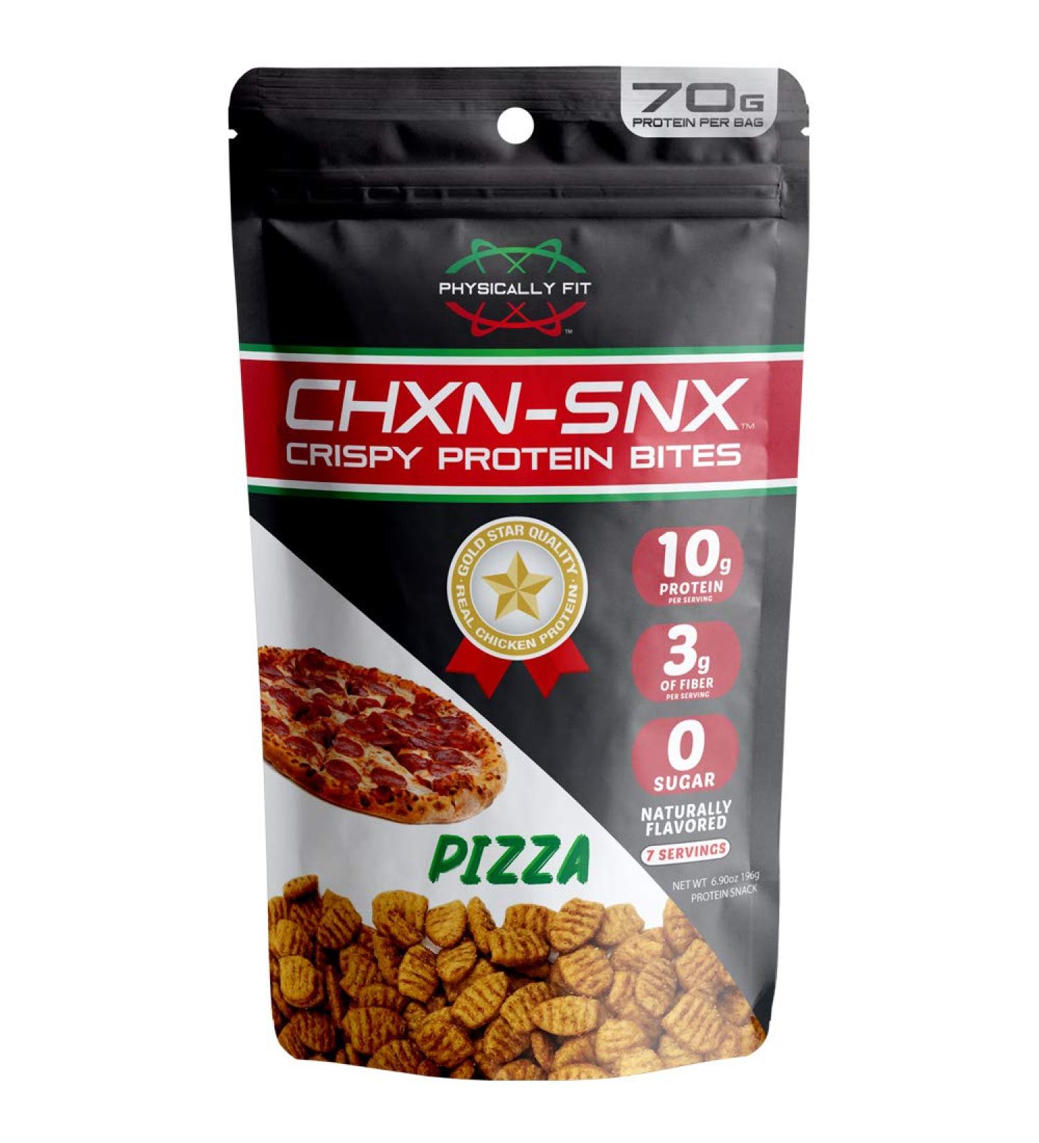 Barn Dad Nutrition Crispy Protein Bites - Pizza Flavor | 7 Servings, 70g Protein | 6.9oz Bag - Buy Online on GoSupps.com