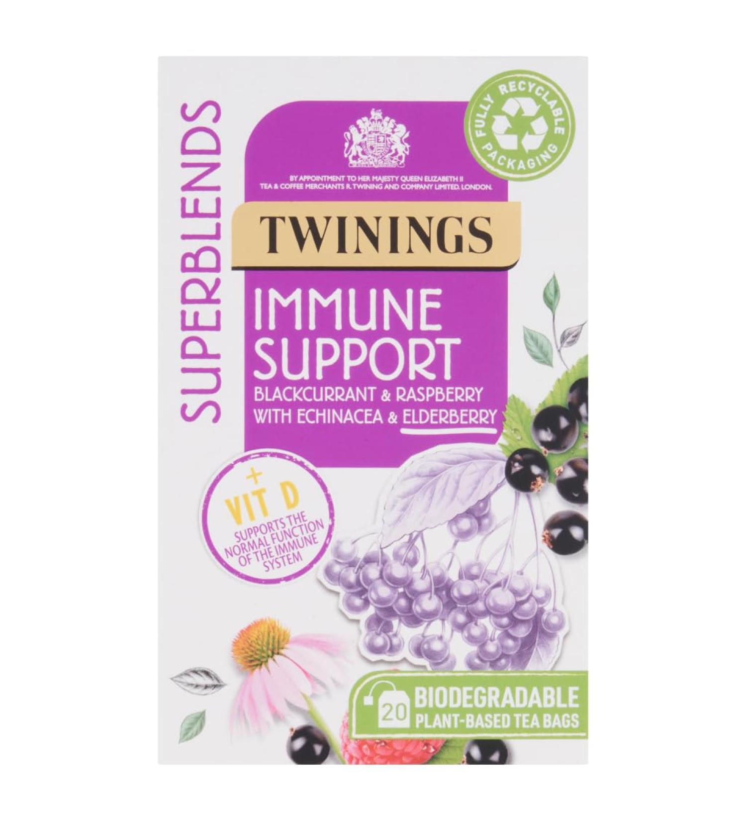 Twinings Superblends Immune Support 20 Tea Bags