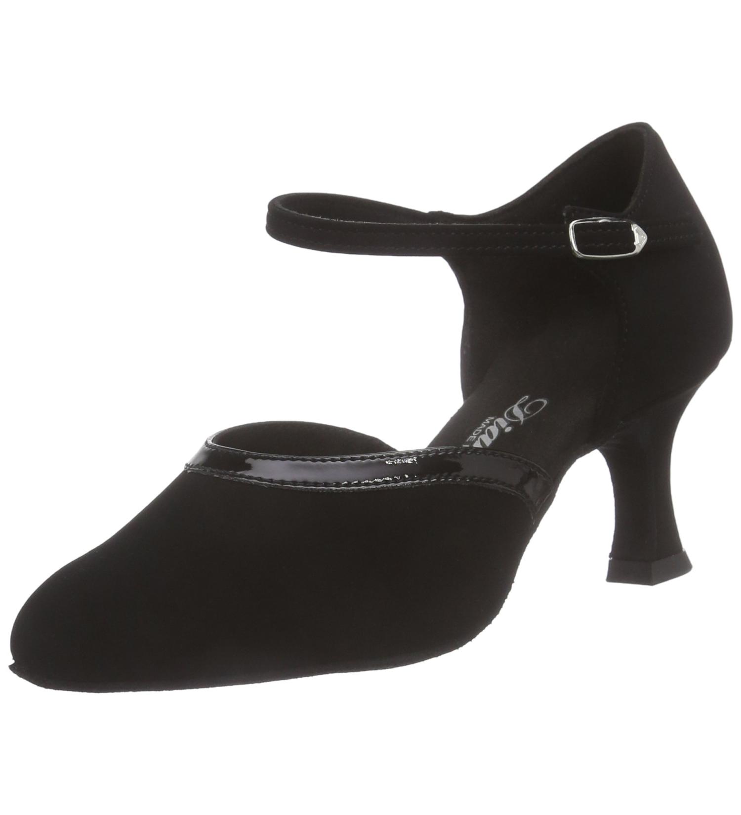 Diamant Ladies Dance Shoes 049-106-106 - Elegant Black Dance Footwear | Size 37 1/3 EU | International Shipping Available - Buy Online on GoSupps.com