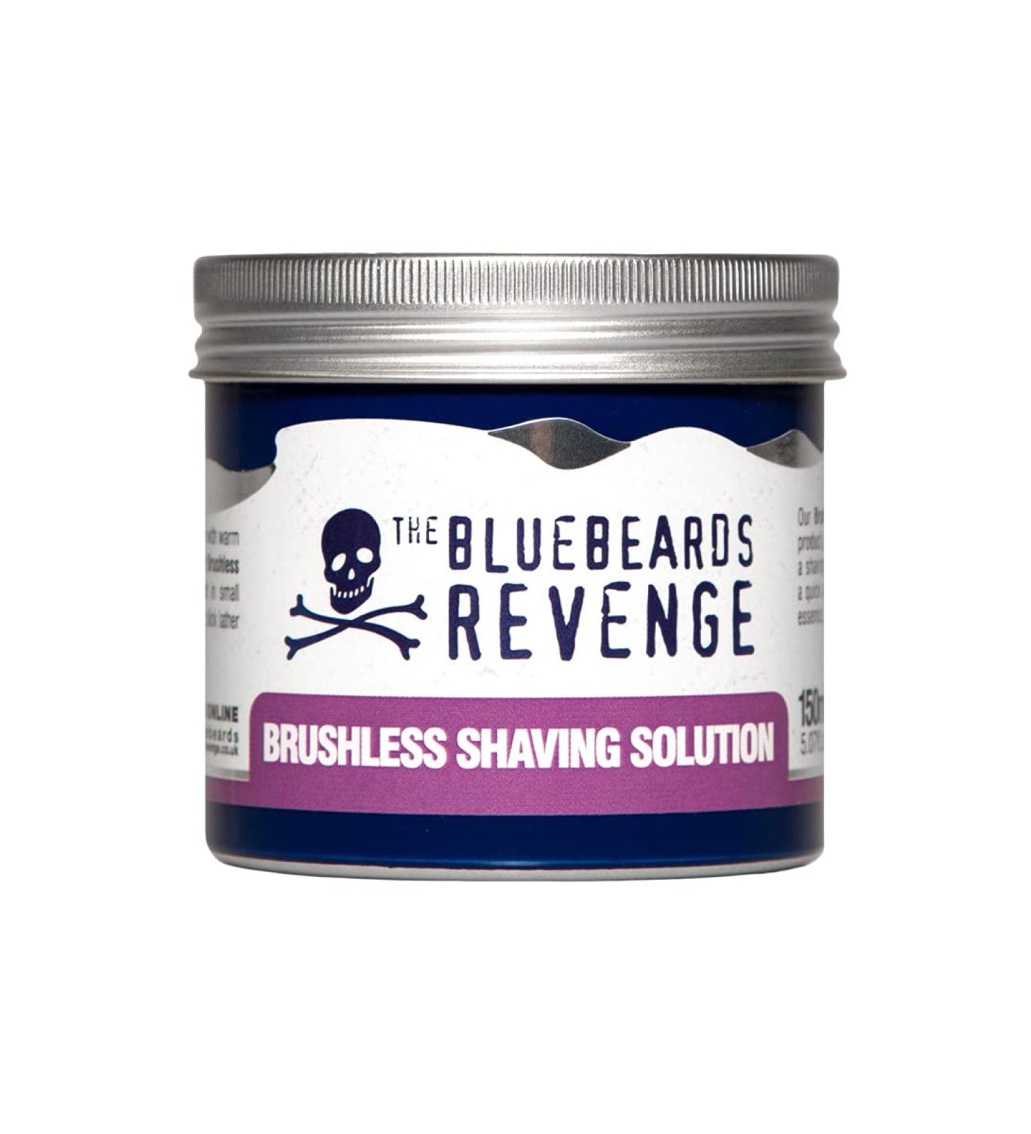 Bluebeards Revenge Brushless Shaving Solution - Vegan Shaving Lotion for Smooth Skin & Easy Razor Glide | 150ml - Buy Online on GoSupps.com