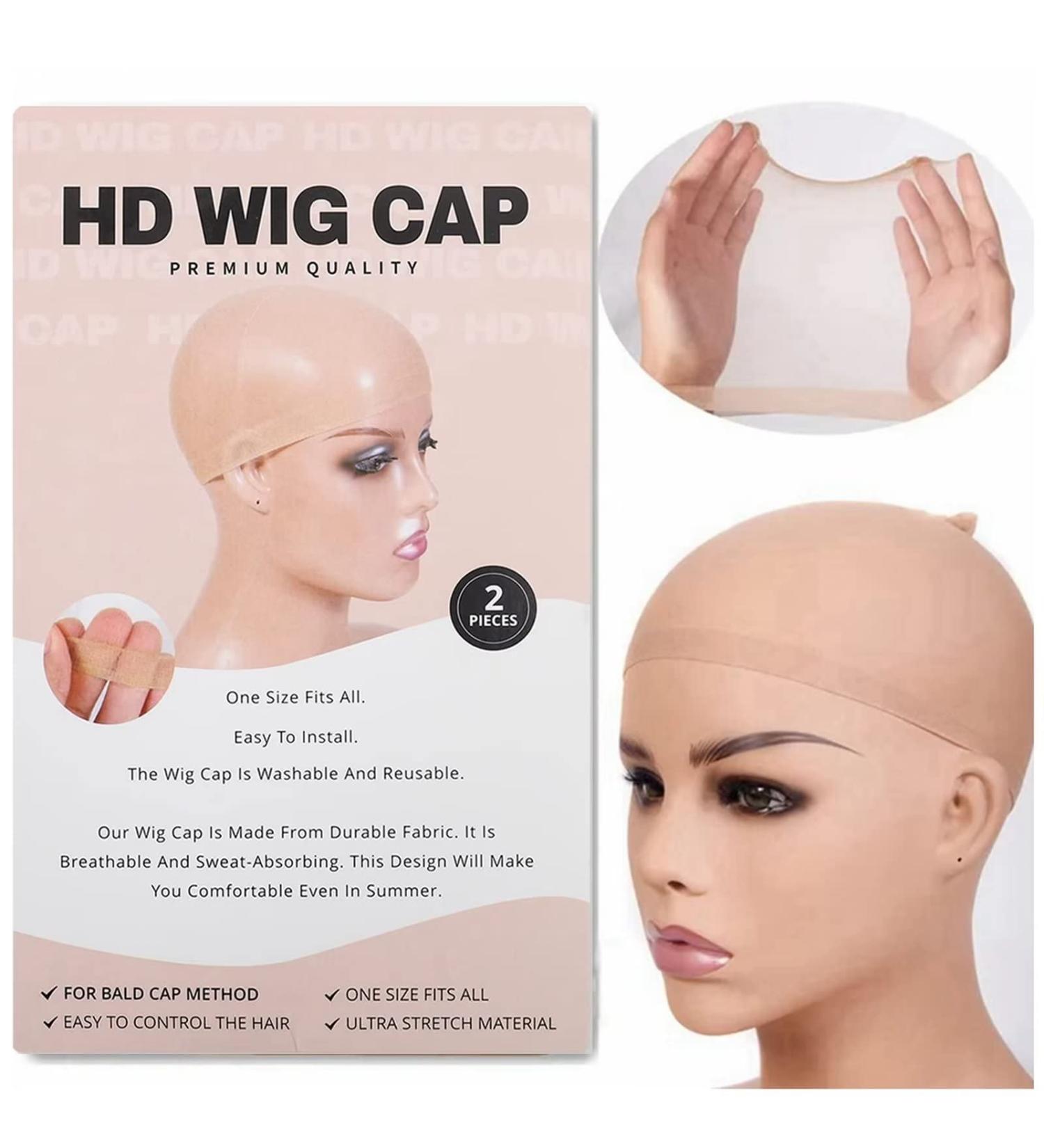 KeLang Transparent HD Wig Cap for Lace Front Wig - Ultra-Thin & Breathable (2 Pieces) - Buy Online on GoSupps.com